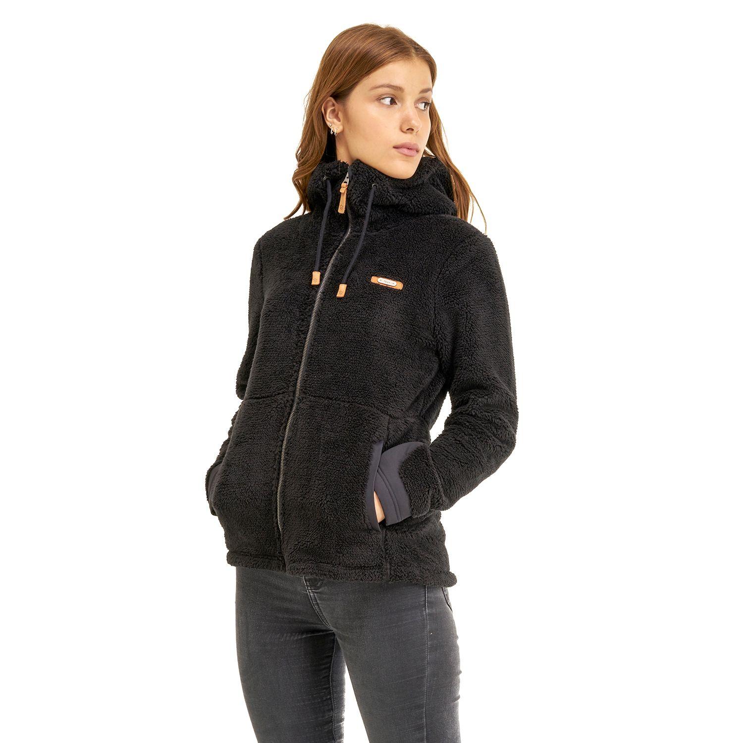Chaqueta Mujer Bear Shaggy-Pro Hoody Jacket Negro Lippi I20-1