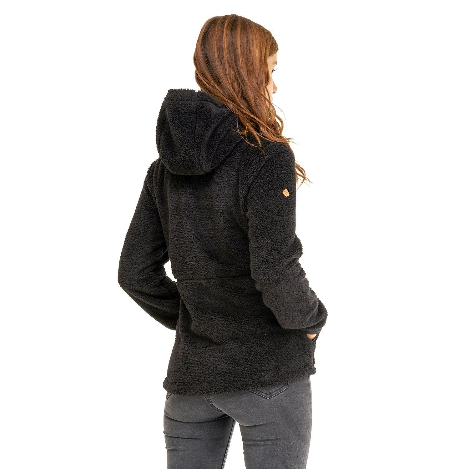 Chaqueta Mujer Bear Shaggy-Pro Hoody Jacket Negro Lippi I20-2