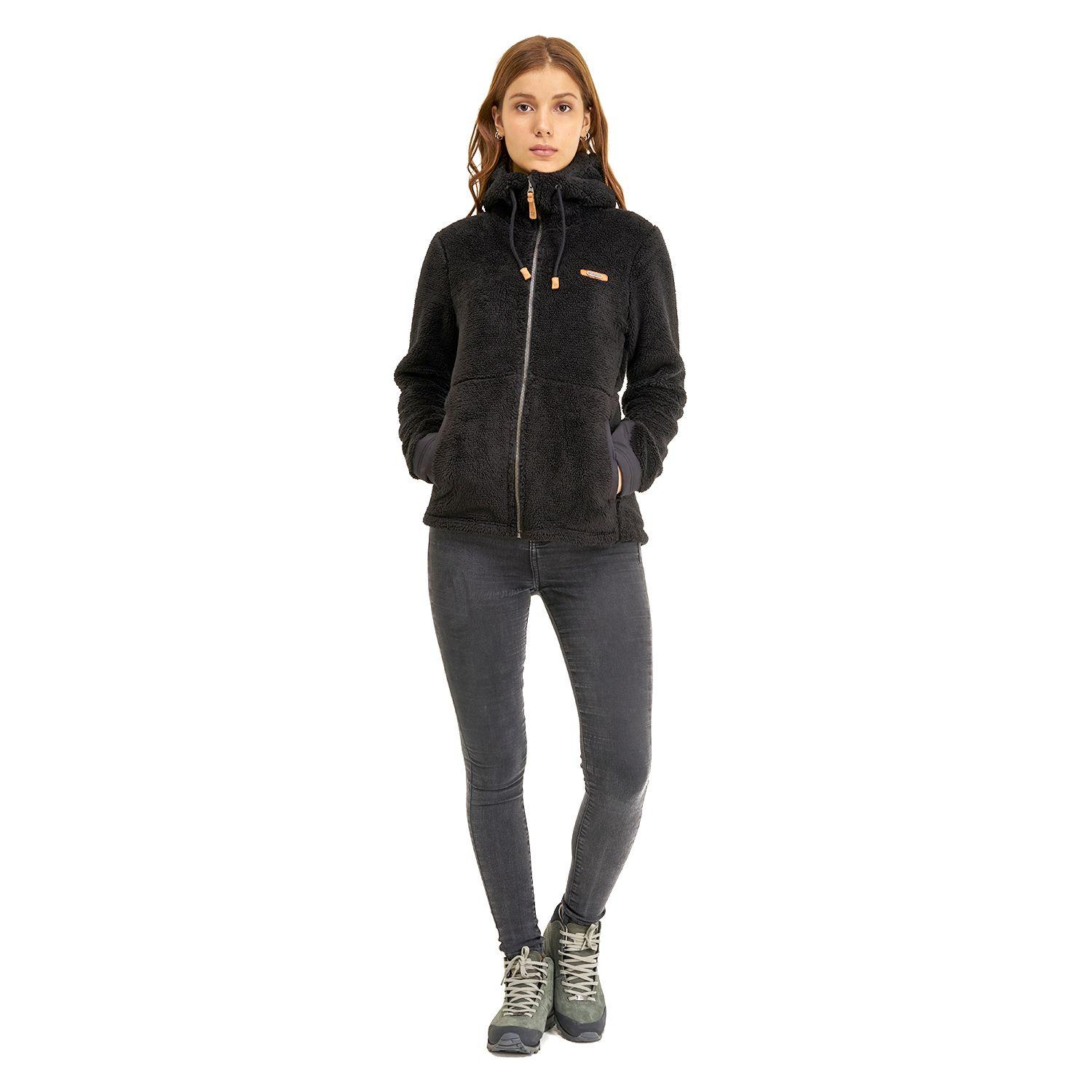 Chaqueta Mujer Bear Shaggy-Pro Hoody Jacket Negro Lippi I20-5