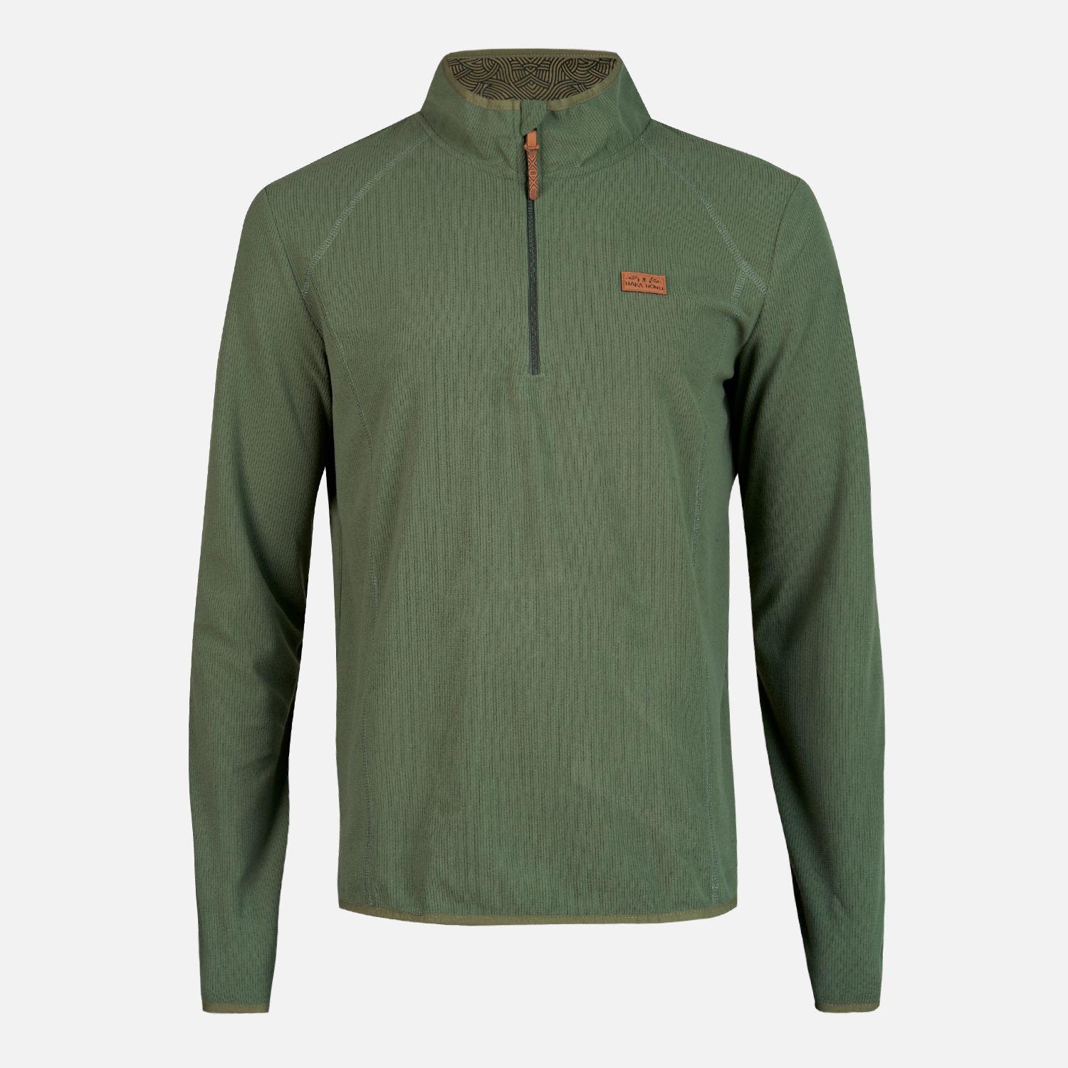 Poleron Hombre Taina Verde Militar Haka Honu V23-0