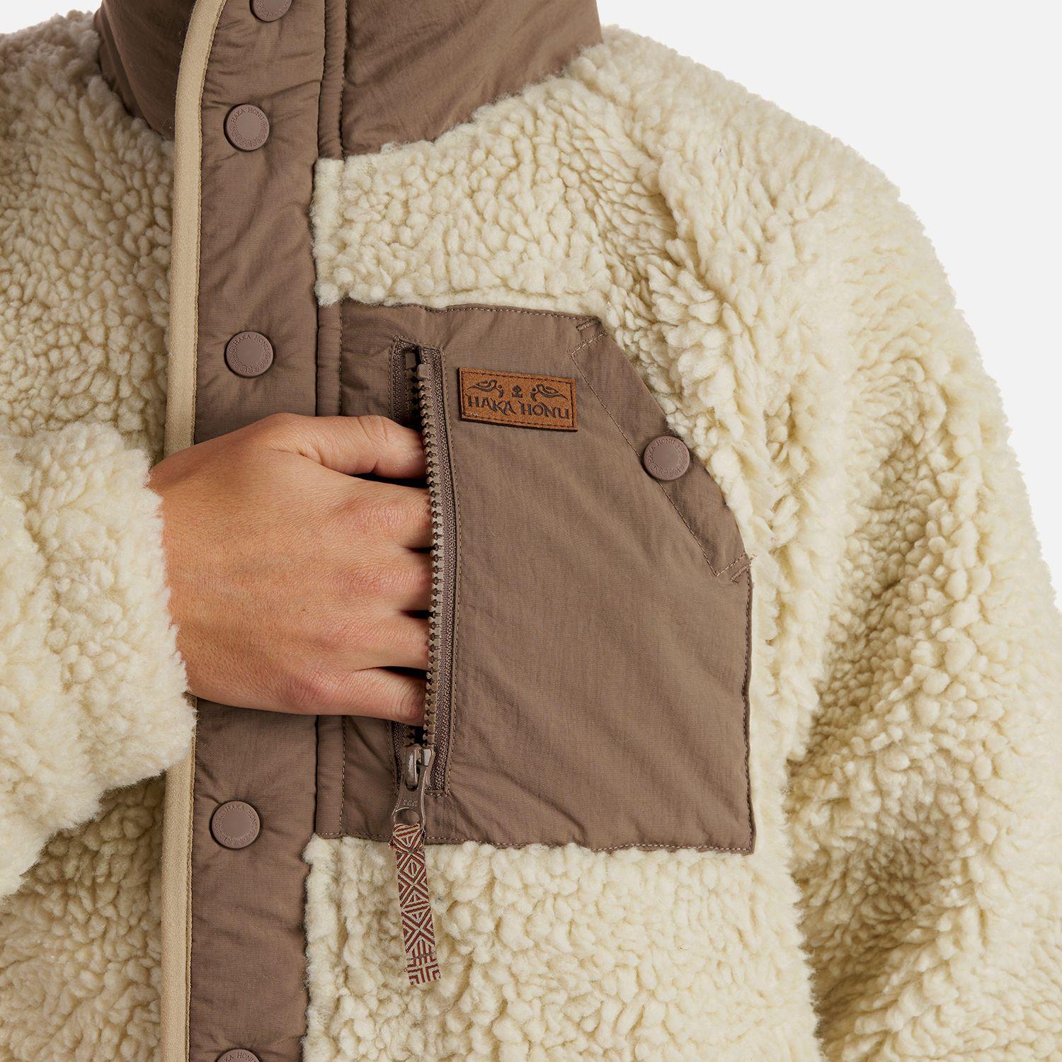 Chaqueta Mujer Zip-porrito Crudo Haka Honu I22-6