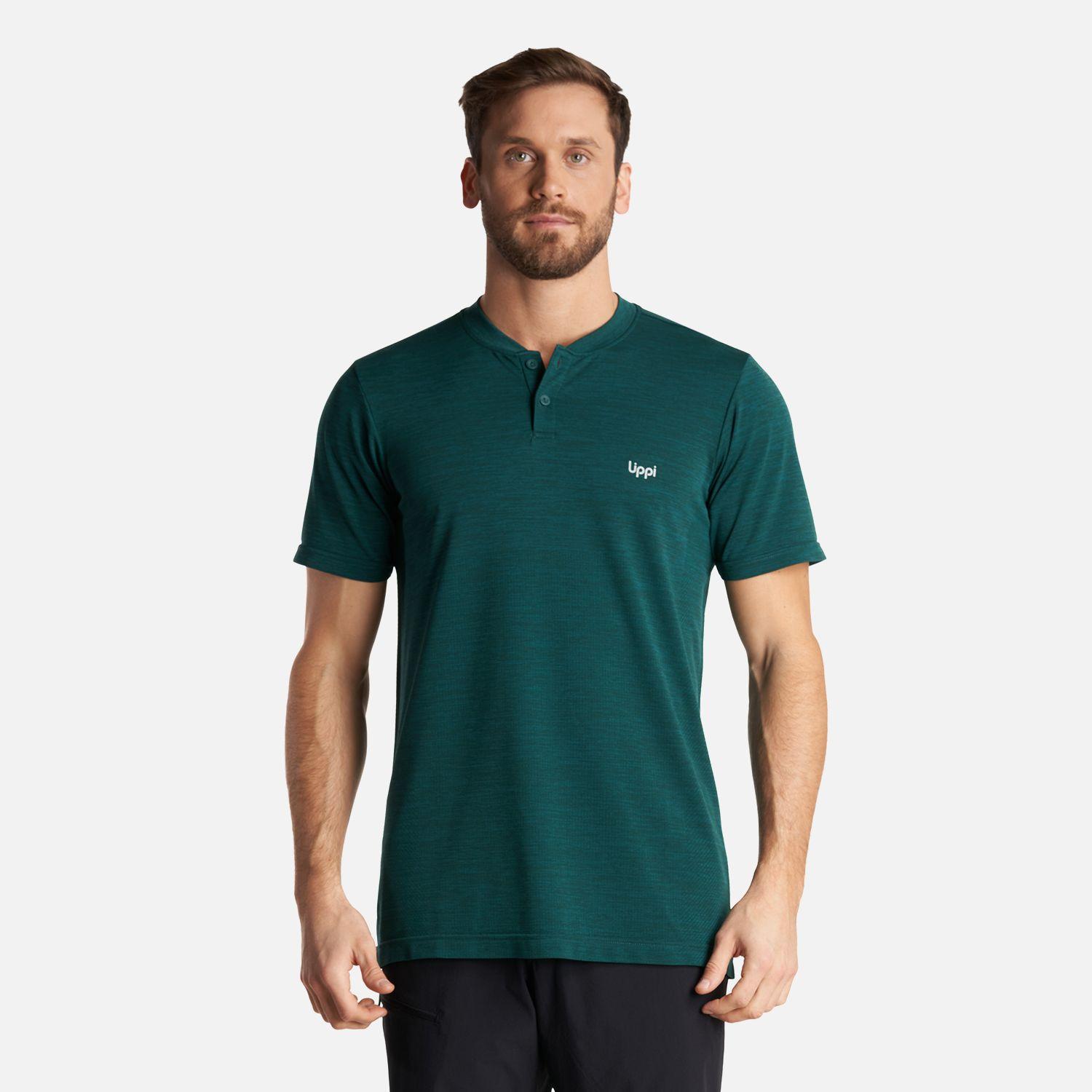 Polera Hombre C-Neck Classic T-Shirt Petroleo Lippi-1