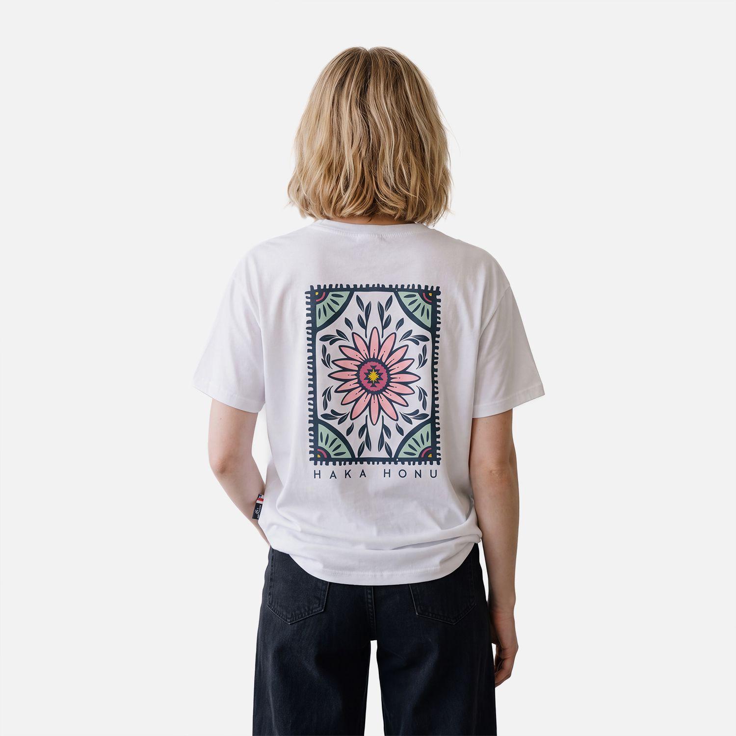 Polera Mujer Liofilizada Blanco Haka Honu V27-1