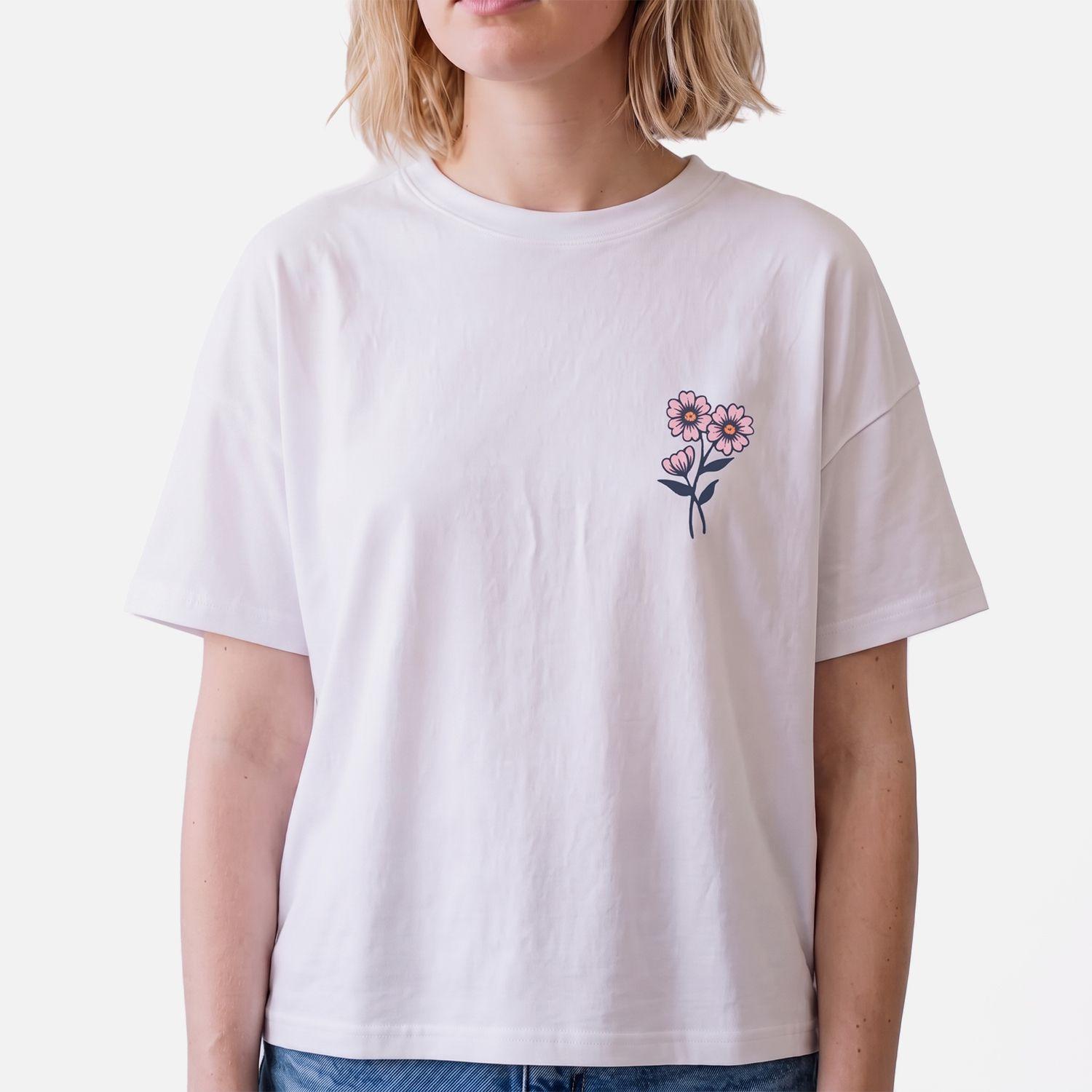 Polera Mujer Liofilizada Blanco Haka Honu V27-2