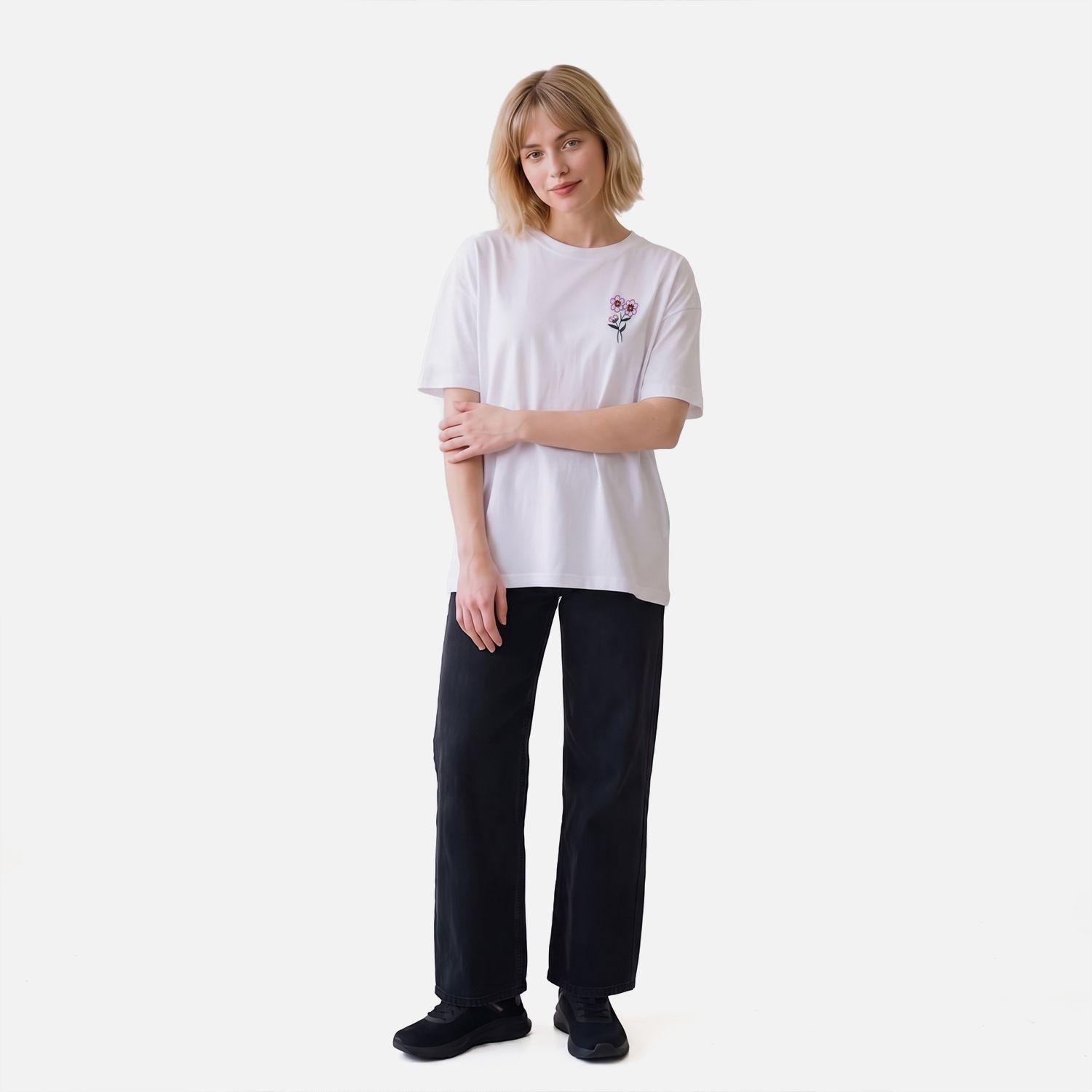 Polera Mujer Liofilizada Blanco Haka Honu V27-3