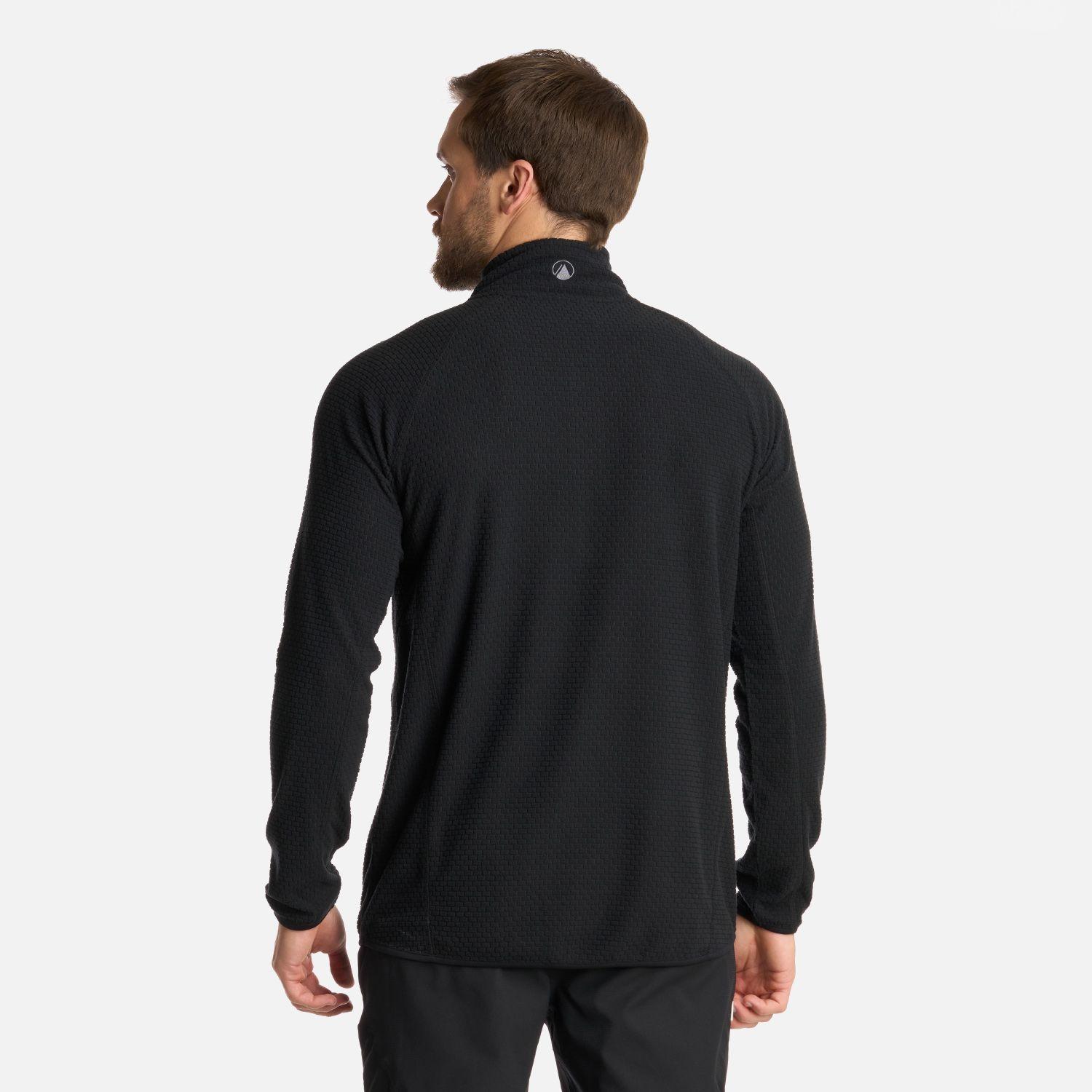 Polerón Hombre Jacaranda Nano-F 14 Zip Negro Lippi I25-2