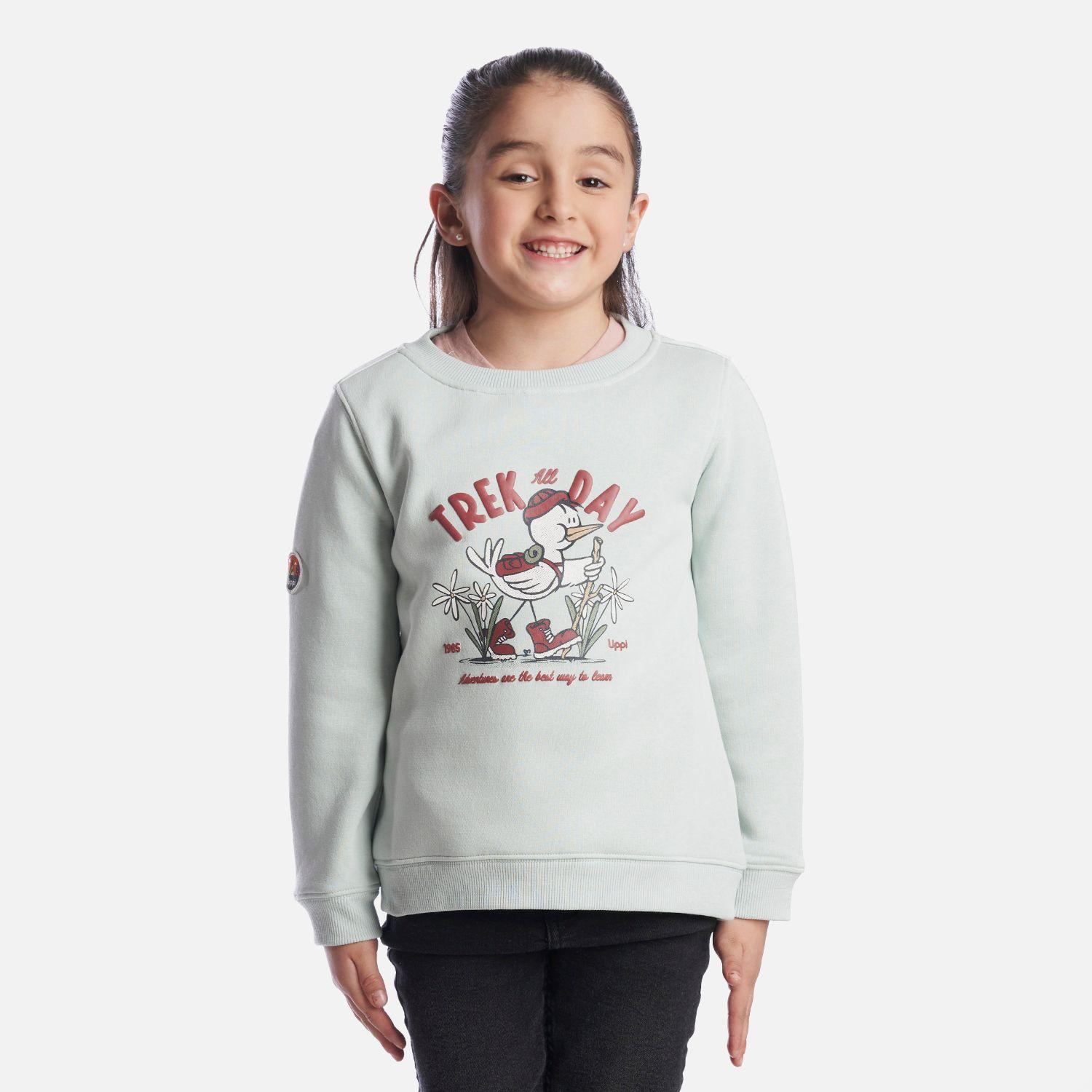 Poleron Niña Insigne Sweatshirt Celeste Lippi-1