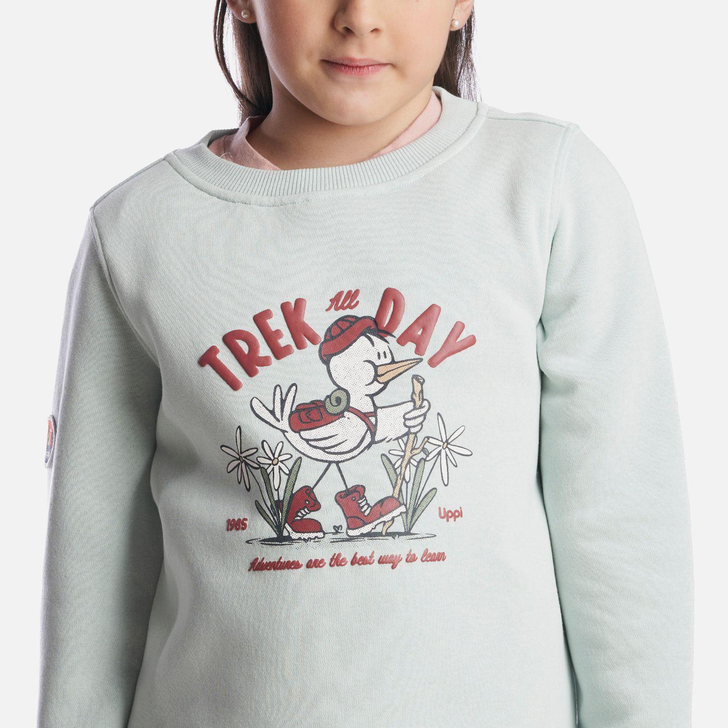 Poleron Niña Insigne Sweatshirt Celeste Lippi-4