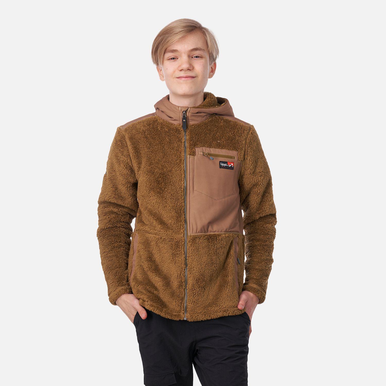 Chaqueta Teen Boy Bear Shaggy-Pro Hoody Jacket Café Pardo Lippi-1
