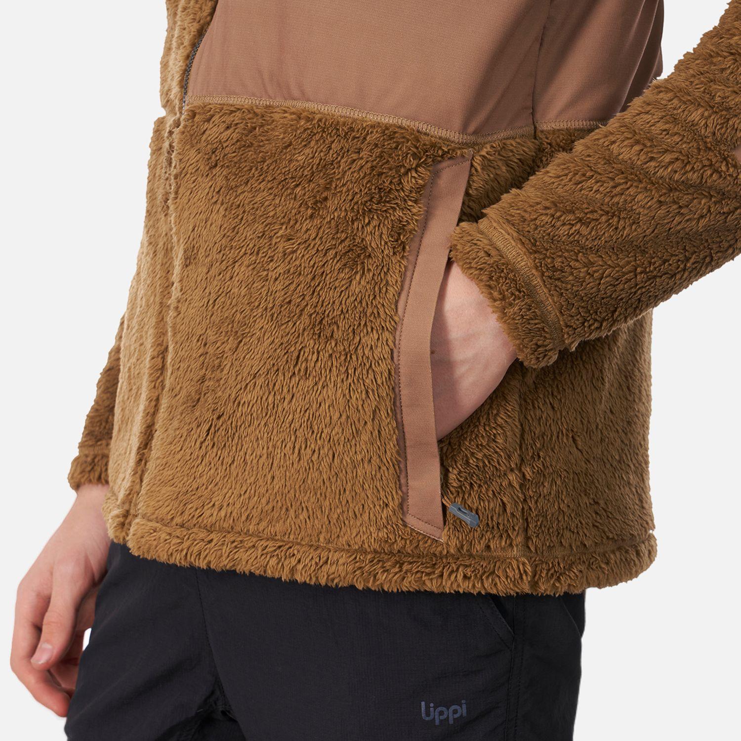 Chaqueta Teen Boy Bear Shaggy-Pro Hoody Jacket Café Pardo Lippi-4