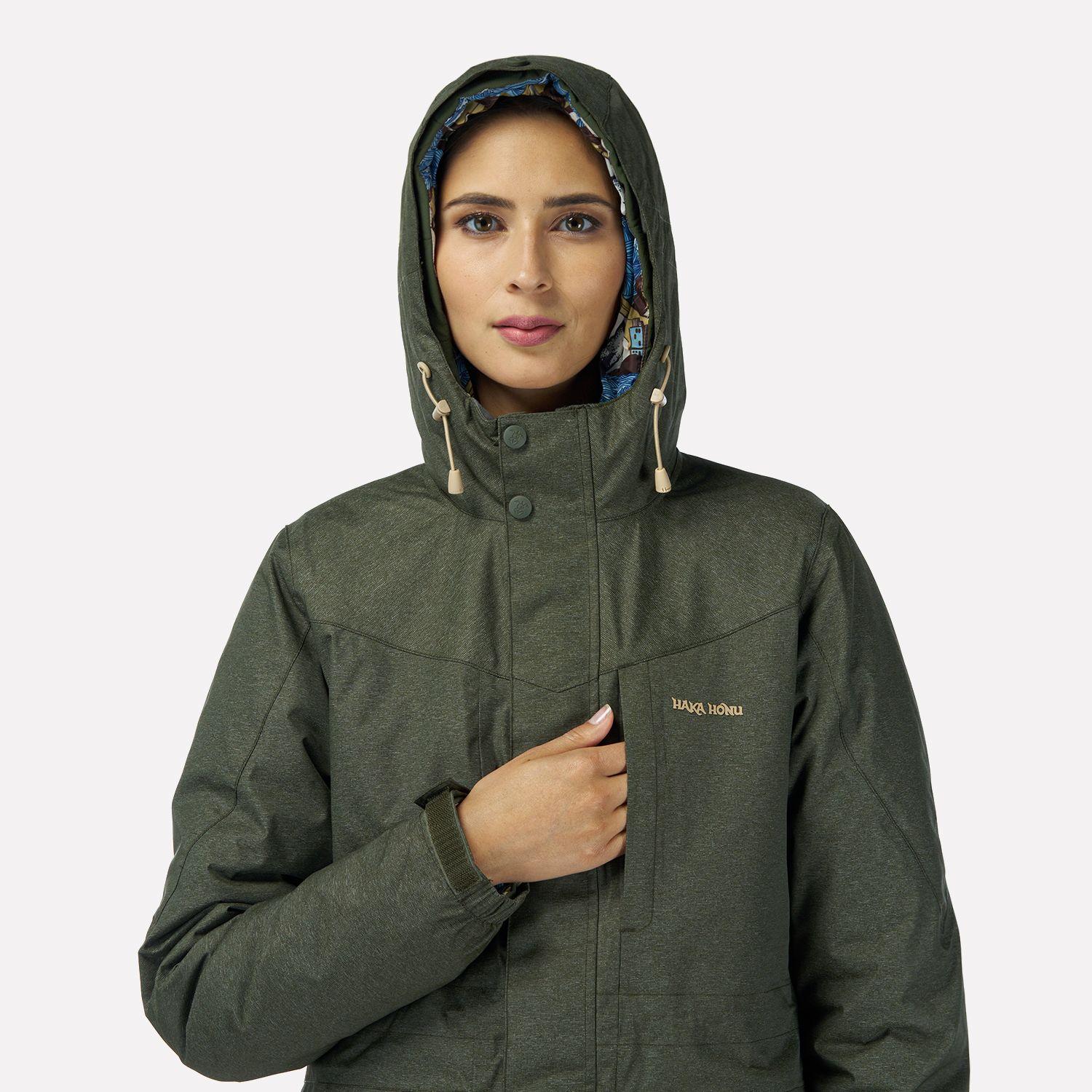 Chaqueta Mujer Perro Guapo Verde Haka Honu-4