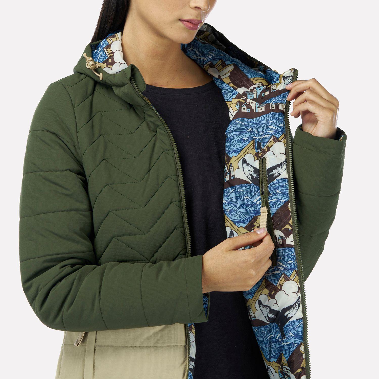 Chaqueta Mujer Perro Guapo Verde Haka Honu-8