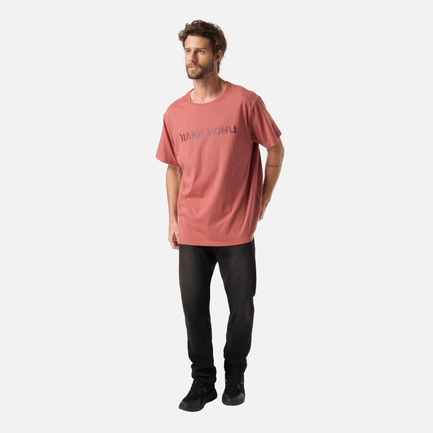 Polera Hombre Logo Terracota Claro Haka Honu V26-4