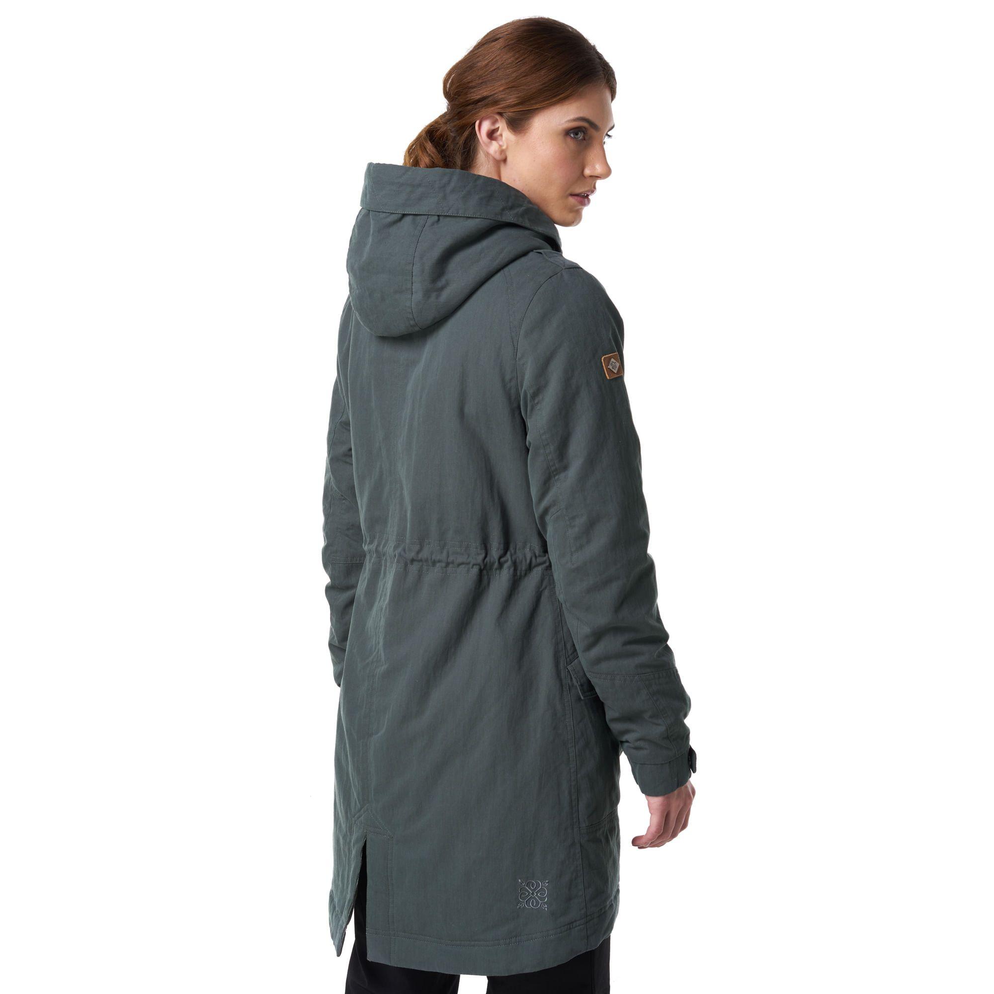 Chaqueta Mujer Peumo Canvas Hoody Jacket Grafito Lippi-3