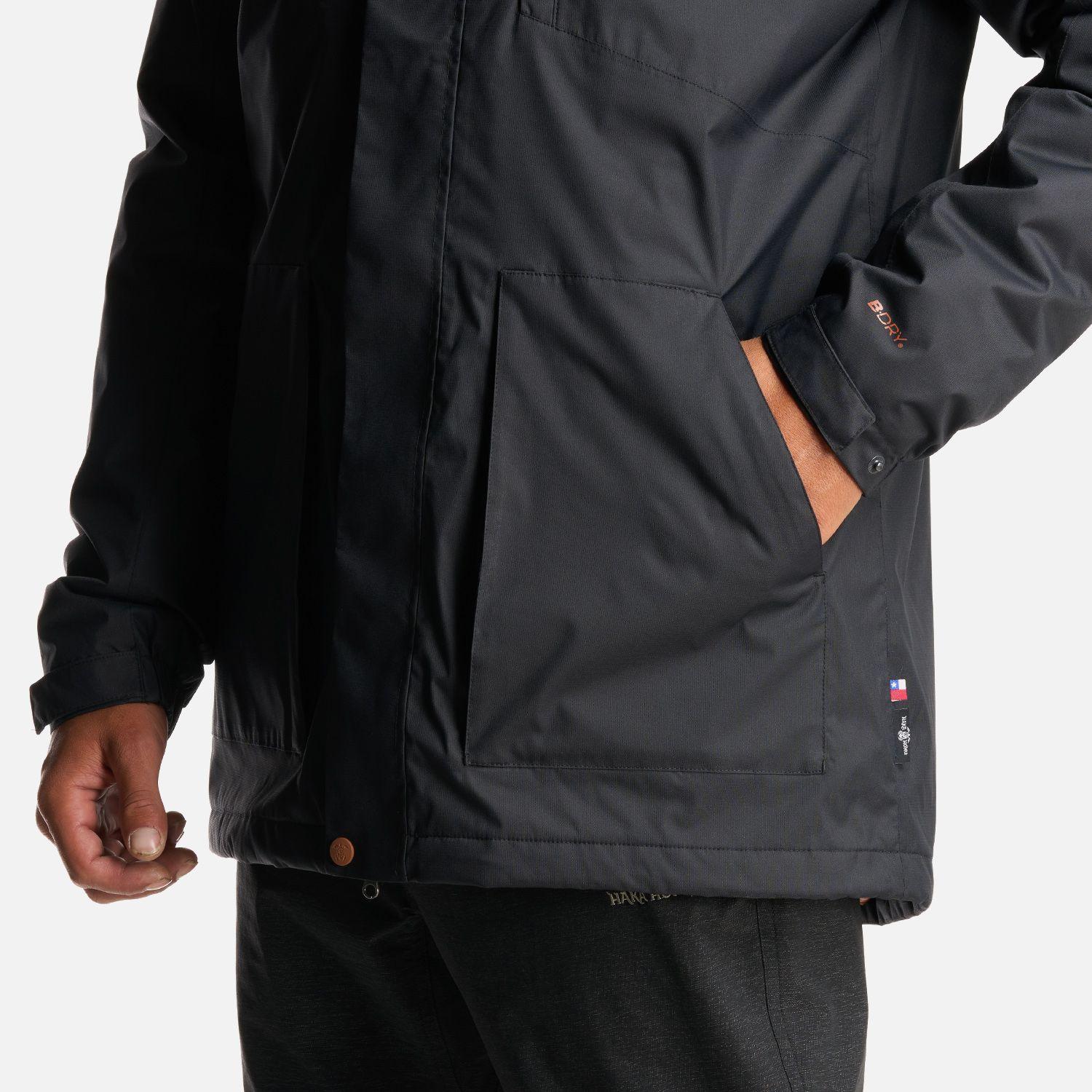 Chaqueta Hombre Terranova Negro Haka Honu-4