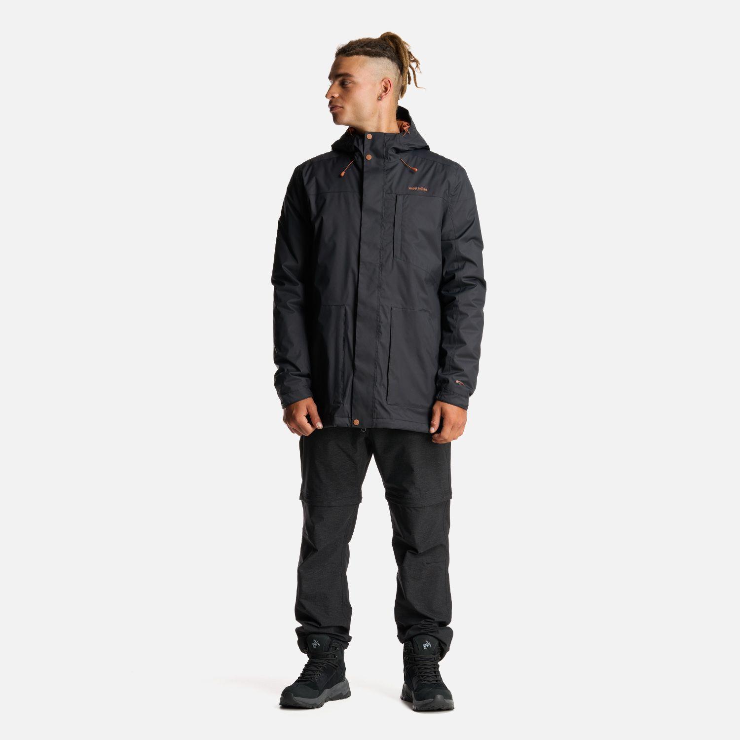 Chaqueta Hombre Terranova Negro Haka Honu-8