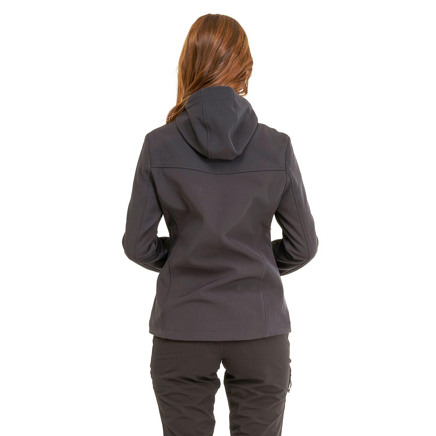 Chaqueta Mujer Seek Softshell Hoody Jacket Grafito Lippi-3