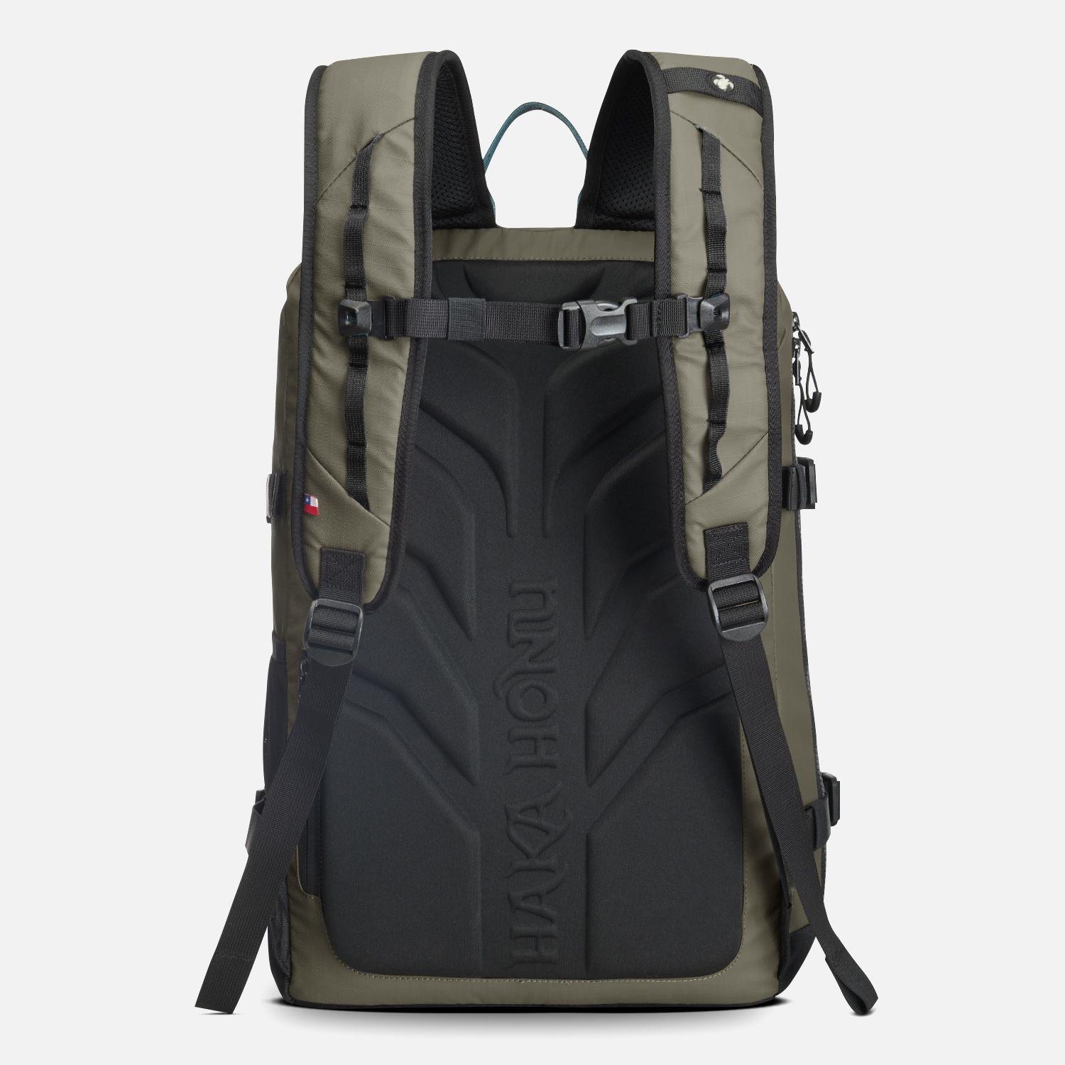 Mochila Unisex Trome 28L Verde Grisaceo Haka-Honu-2