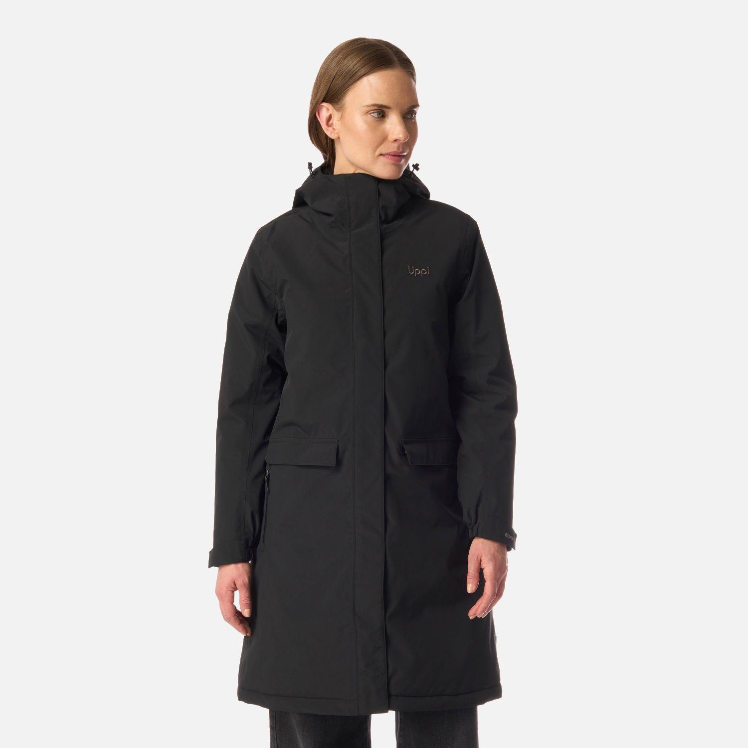 Chaqueta Mujer Mountains Live B-dry Steam-Pro Long Jacket Negro Lippi I26-0