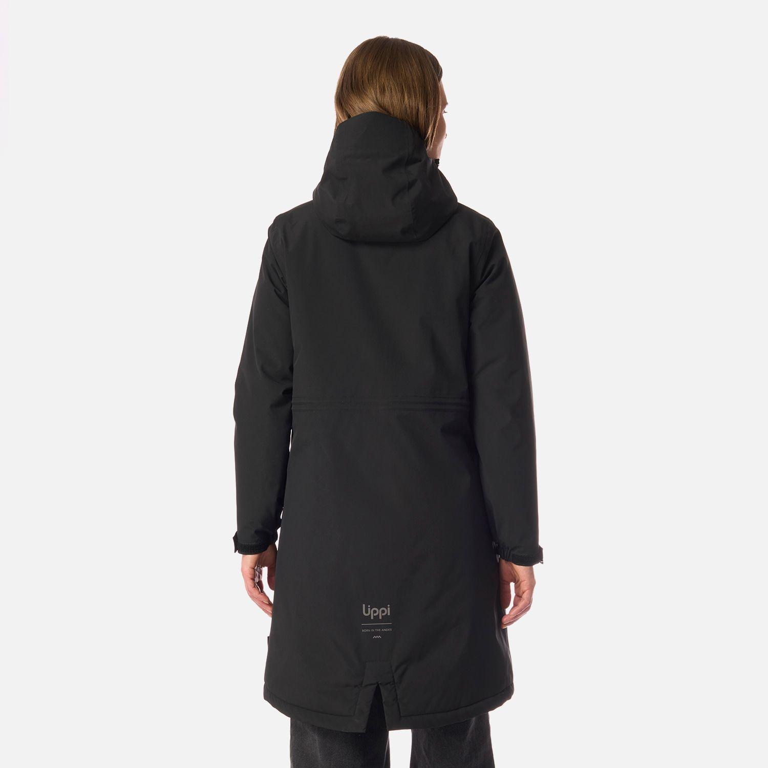 Chaqueta Mujer Mountains Live B-dry Steam-Pro Long Jacket Negro Lippi I26-2