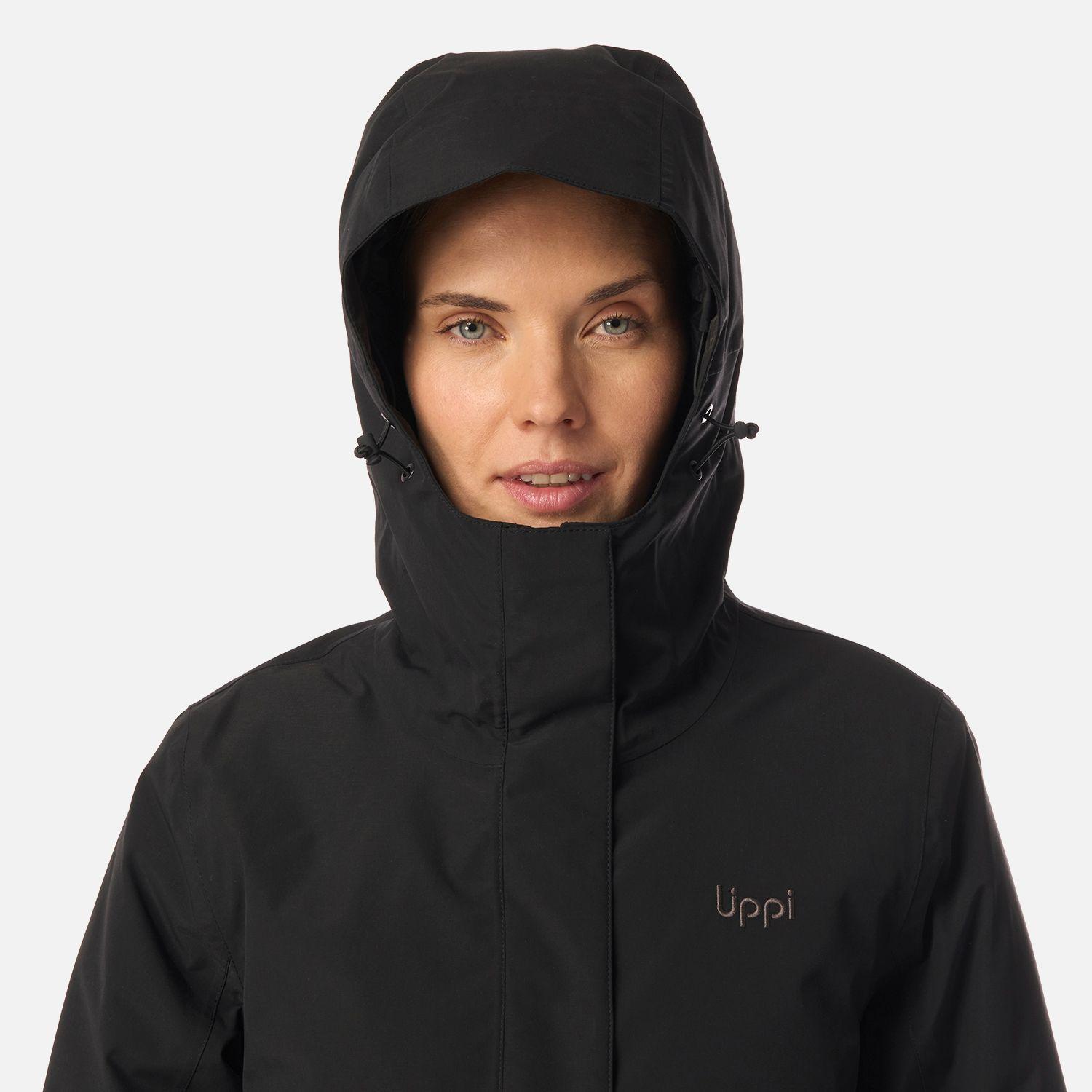 Chaqueta Mujer Mountains Live B-dry Steam-Pro Long Jacket Negro Lippi I26-3