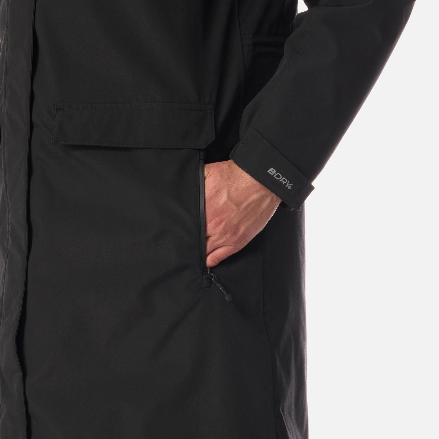 Chaqueta Mujer Mountains Live B-dry Steam-Pro Long Jacket Negro Lippi I26-5