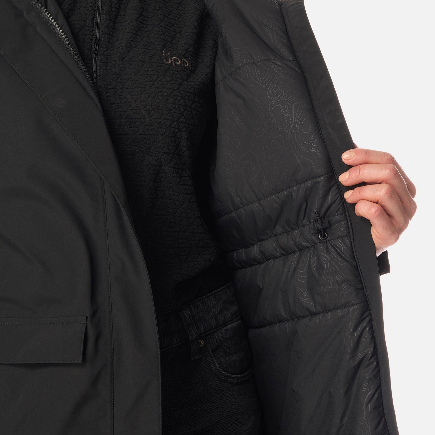 Chaqueta Mujer Mountains Live B-dry Steam-Pro Long Jacket Negro Lippi I26-6
