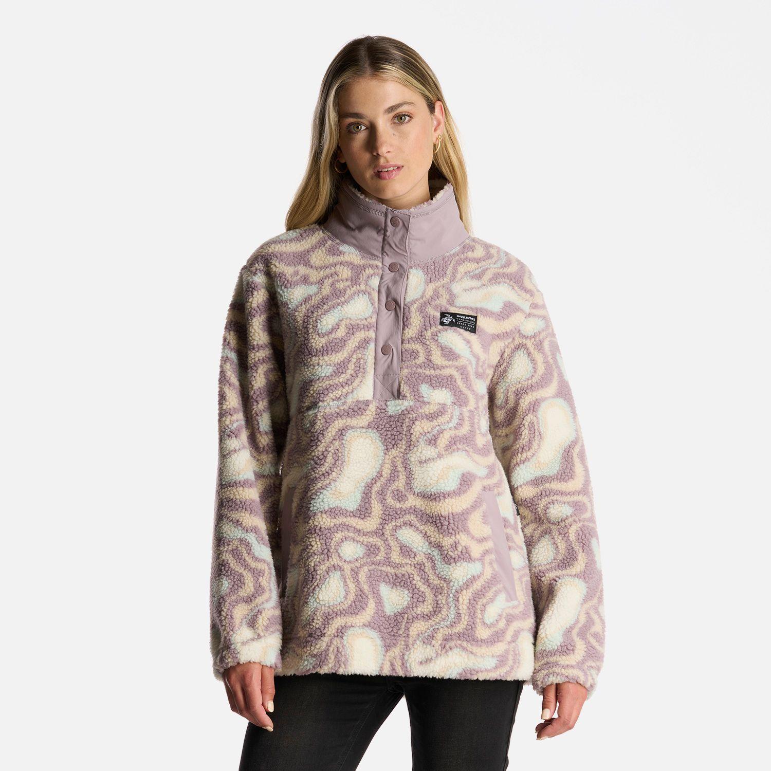Poleron Mujer Chi-Porrito Print Lila Haka Honu-1