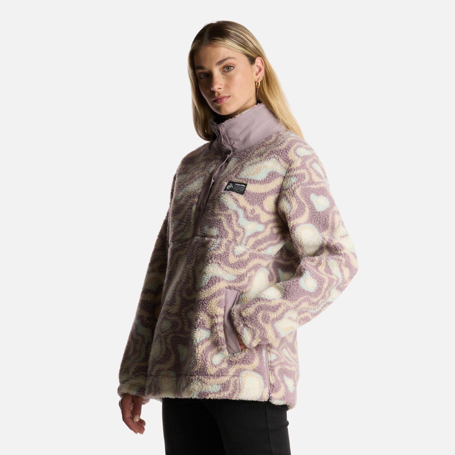 Poleron Mujer Chi-Porrito Print Lila Haka Honu-2