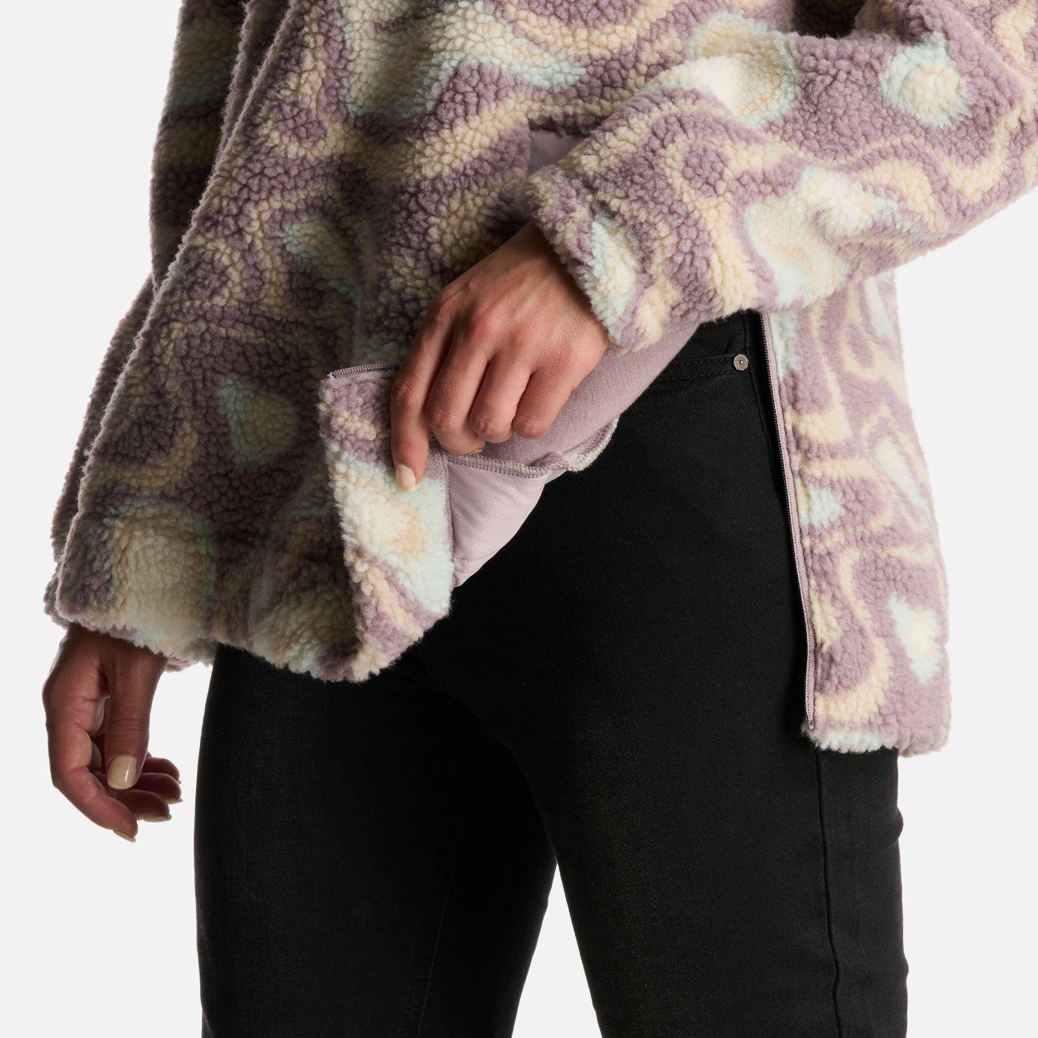 Poleron Mujer Chi-Porrito Print Lila Haka Honu-6