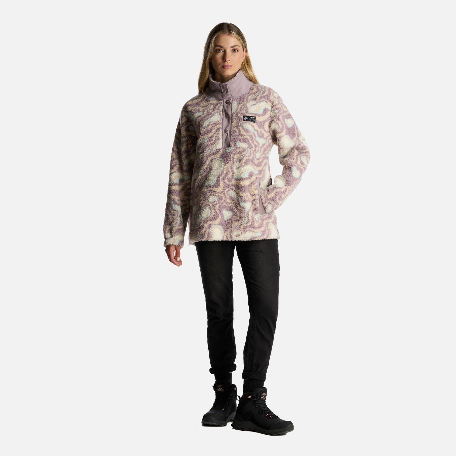 Poleron Mujer Chi-Porrito Print Lila Haka Honu-7