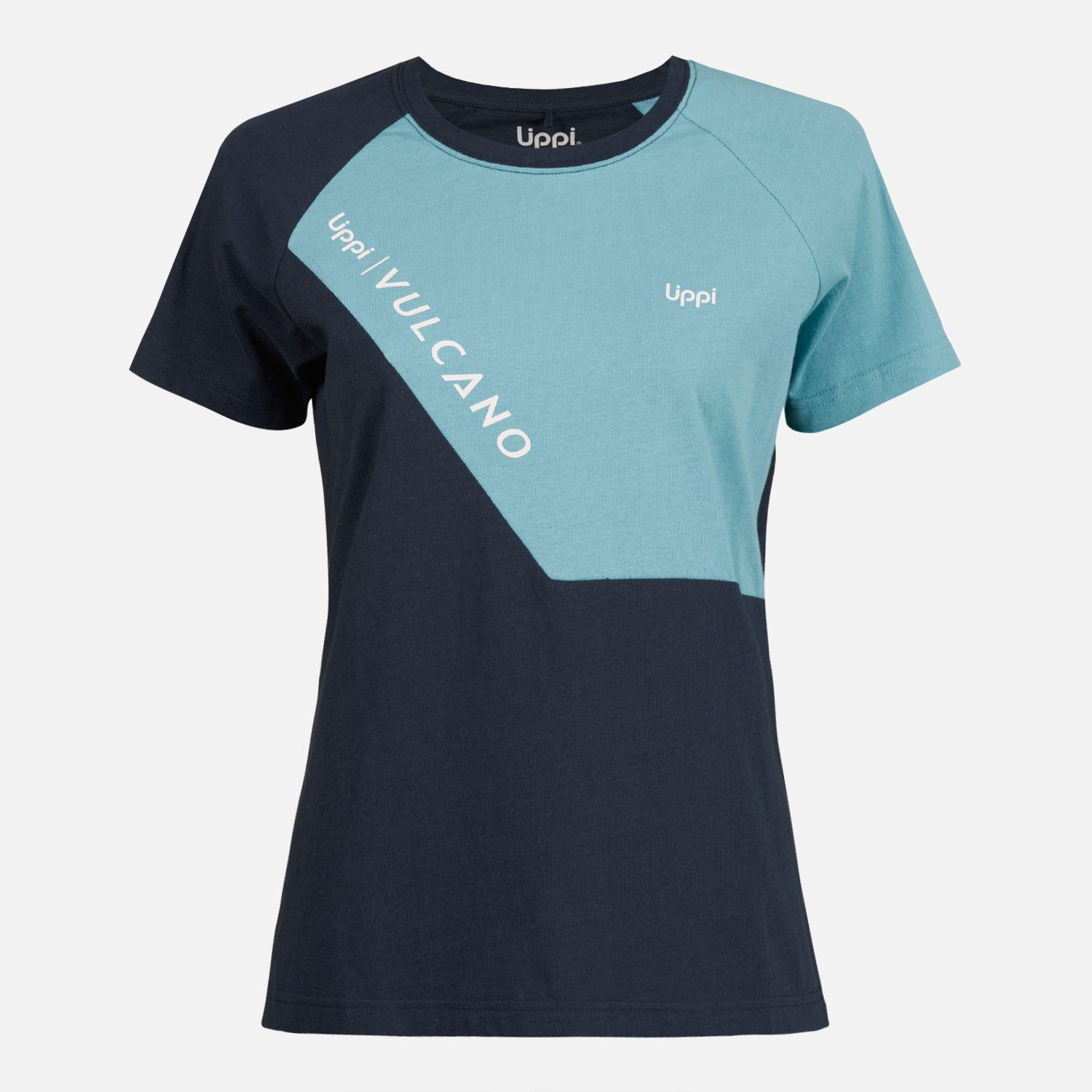 Polera Mujer Vulcano Cotton SS T-Shirt Negro Lippi-0