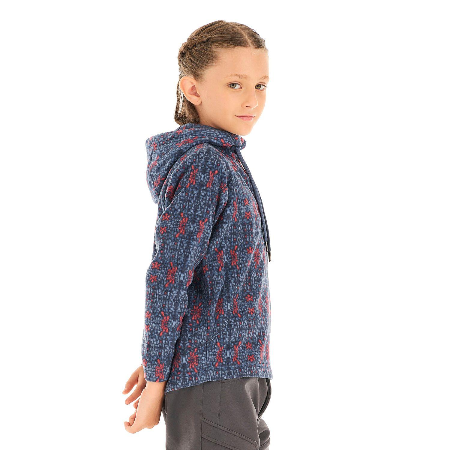 Chaqueta Niña Cold Day Therm-Pro Hoody Jacket Print Indigo Lippi I23-3
