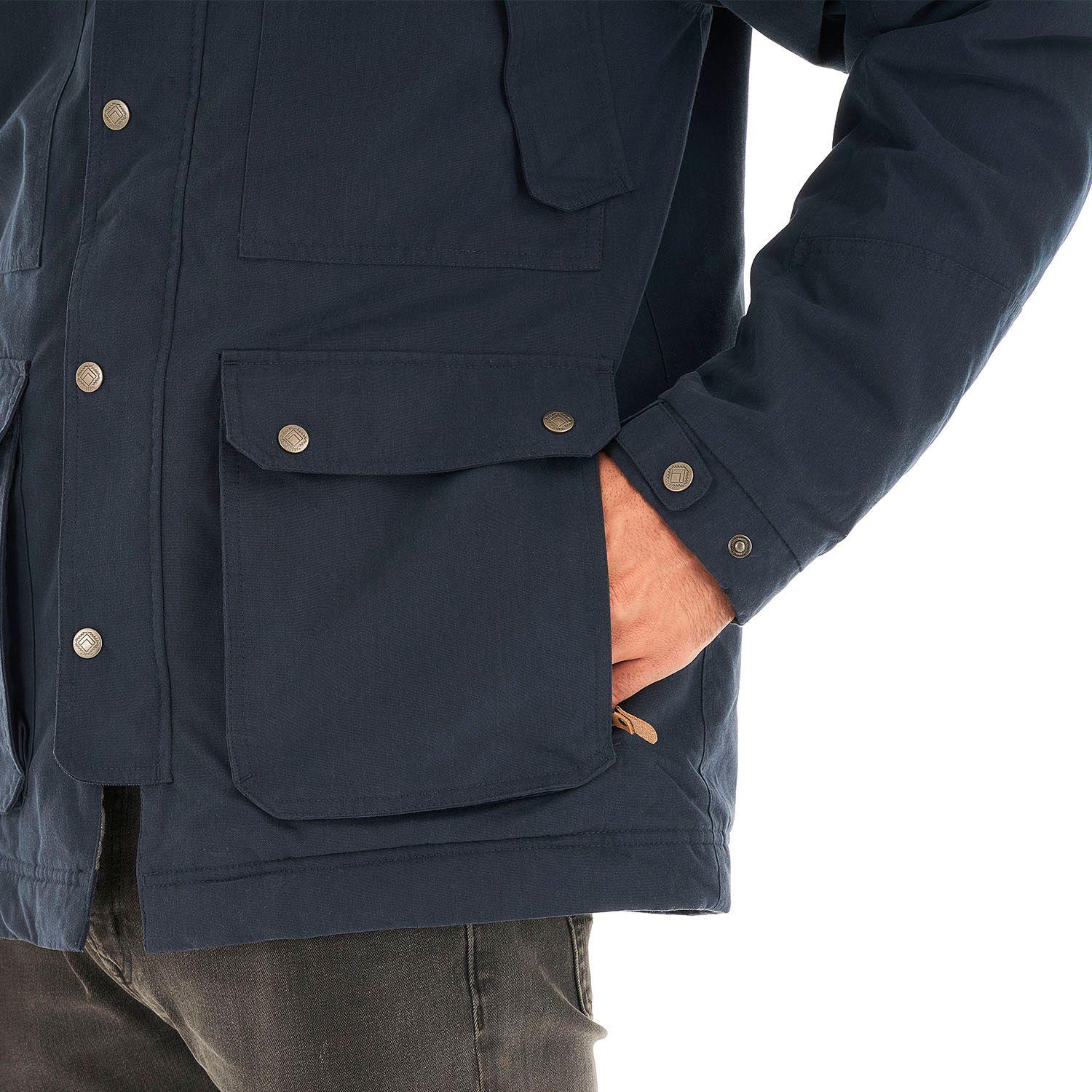Chaqueta Hombre Peumo Canvas Hoody Jacket Azul Marino Lippi I21-8