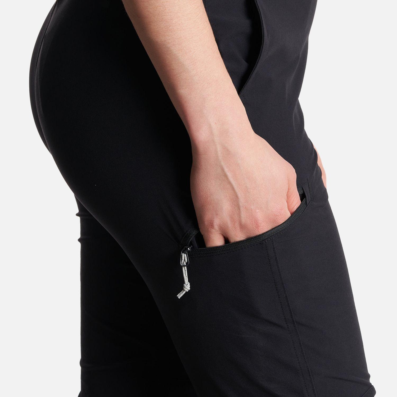 Pantalon Mujer  PureTrek Q-Dry Pants Negro Lippi-5