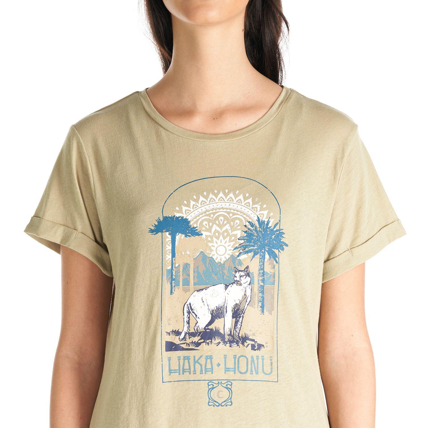 Polera Mujer Polo Beige Haka Honu-6