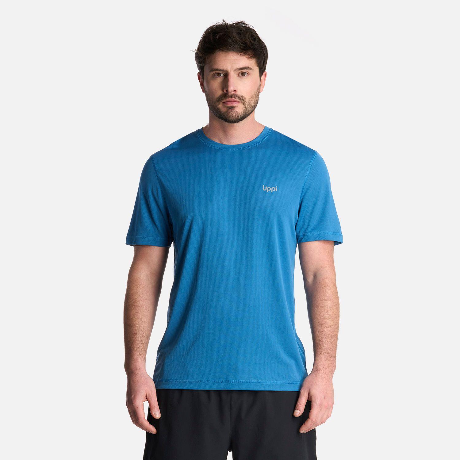 Polera Hombre Core Q-Dry T-Shirt Azul Lippi-0