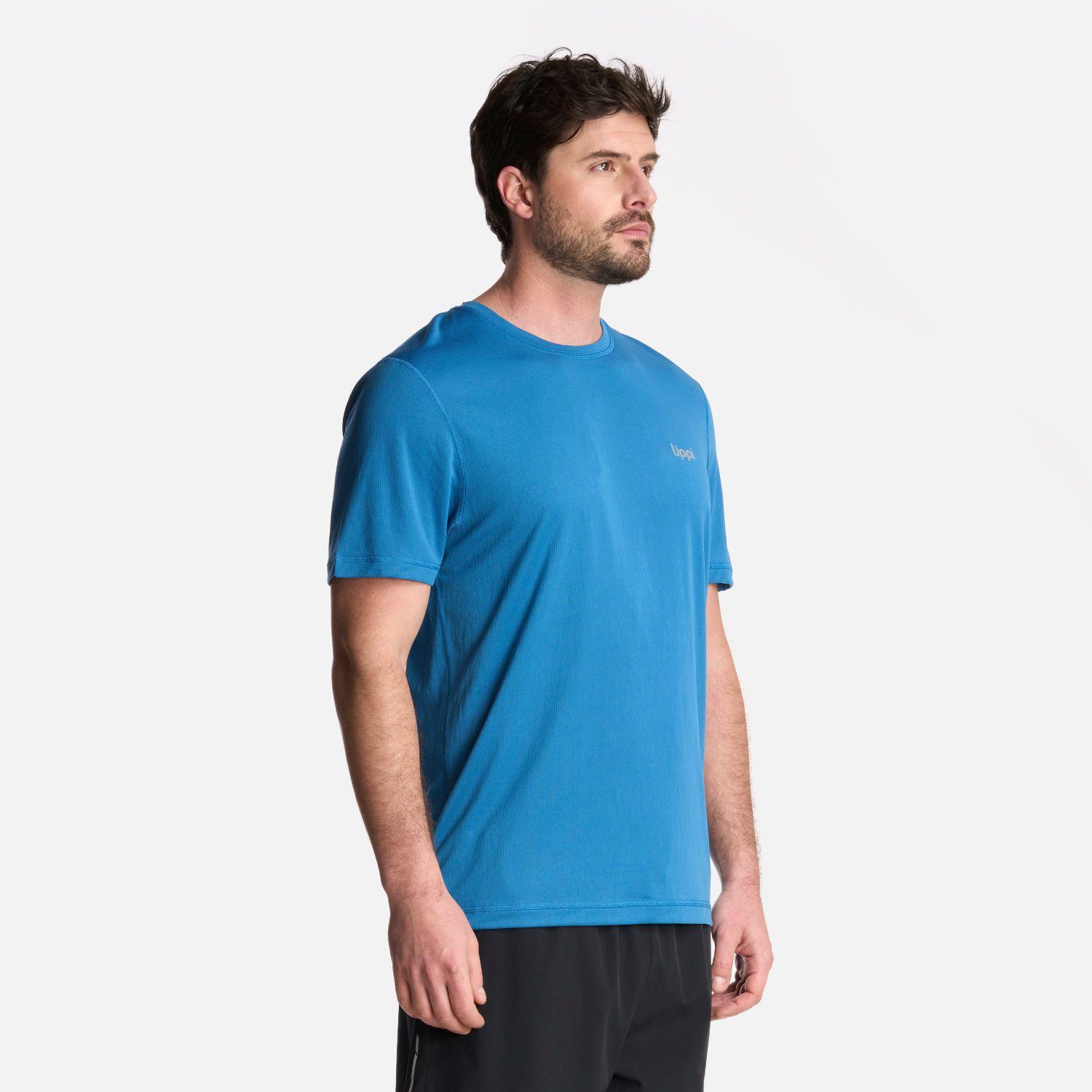 Polera Hombre Core Q-Dry T-Shirt Azul Lippi-1
