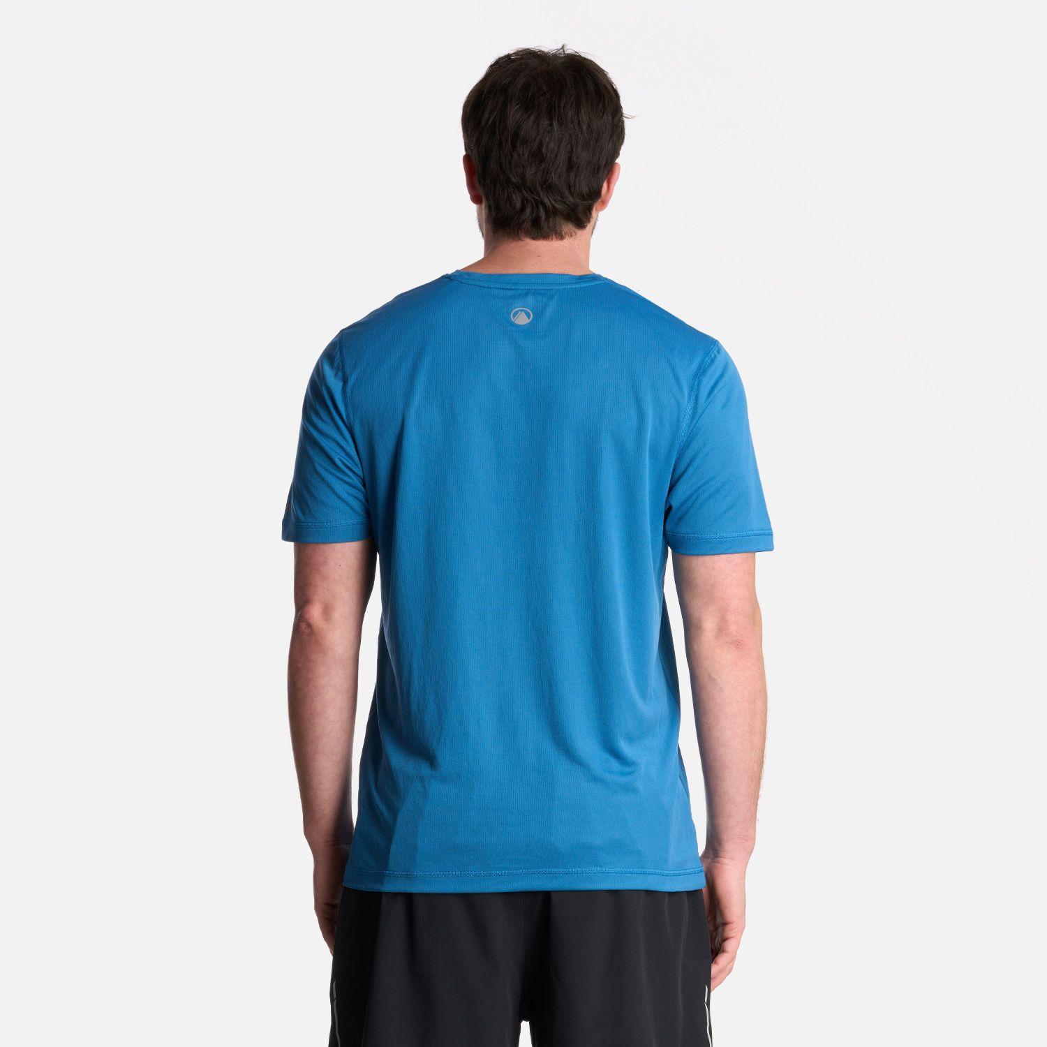 Polera Hombre Core Q-Dry T-Shirt Azul Lippi-2