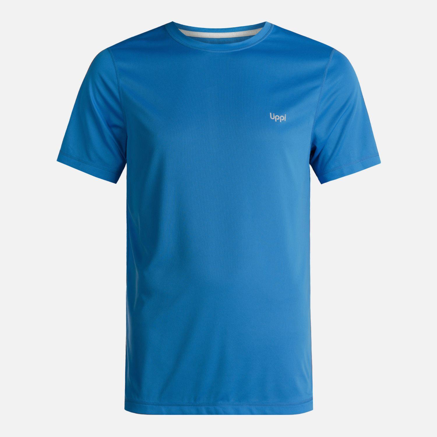 Polera Hombre Core Q-Dry T-Shirt Azul Lippi-5