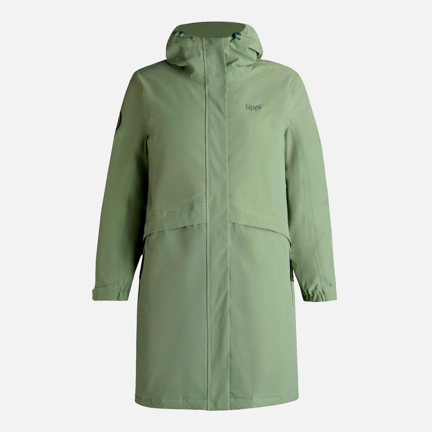 Chaqueta Mujer Mountains Live B-Dry Down Long Jacket Jade Oscuro Lippi-9