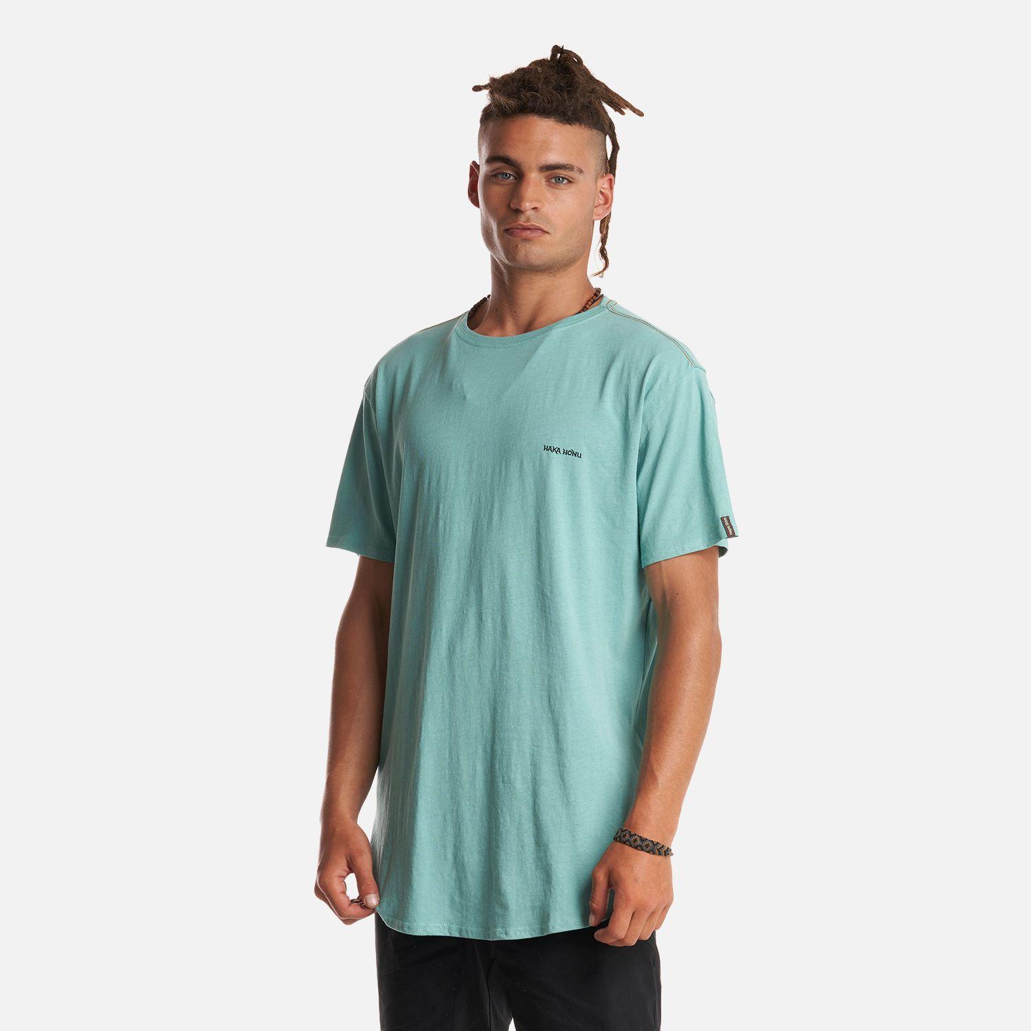 Polera Hombre Natural Celeste Haka Honu V23-2