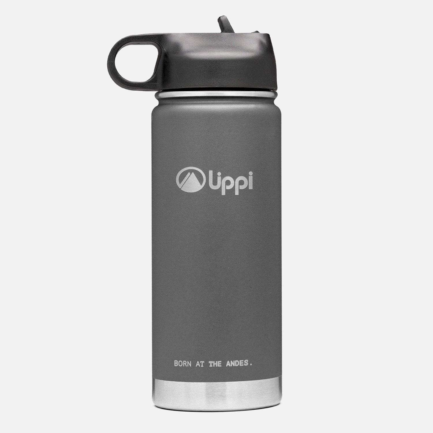 Botella Unisex Light Steel Sport Top Bottle 550 ML Negro Lippi V24-0