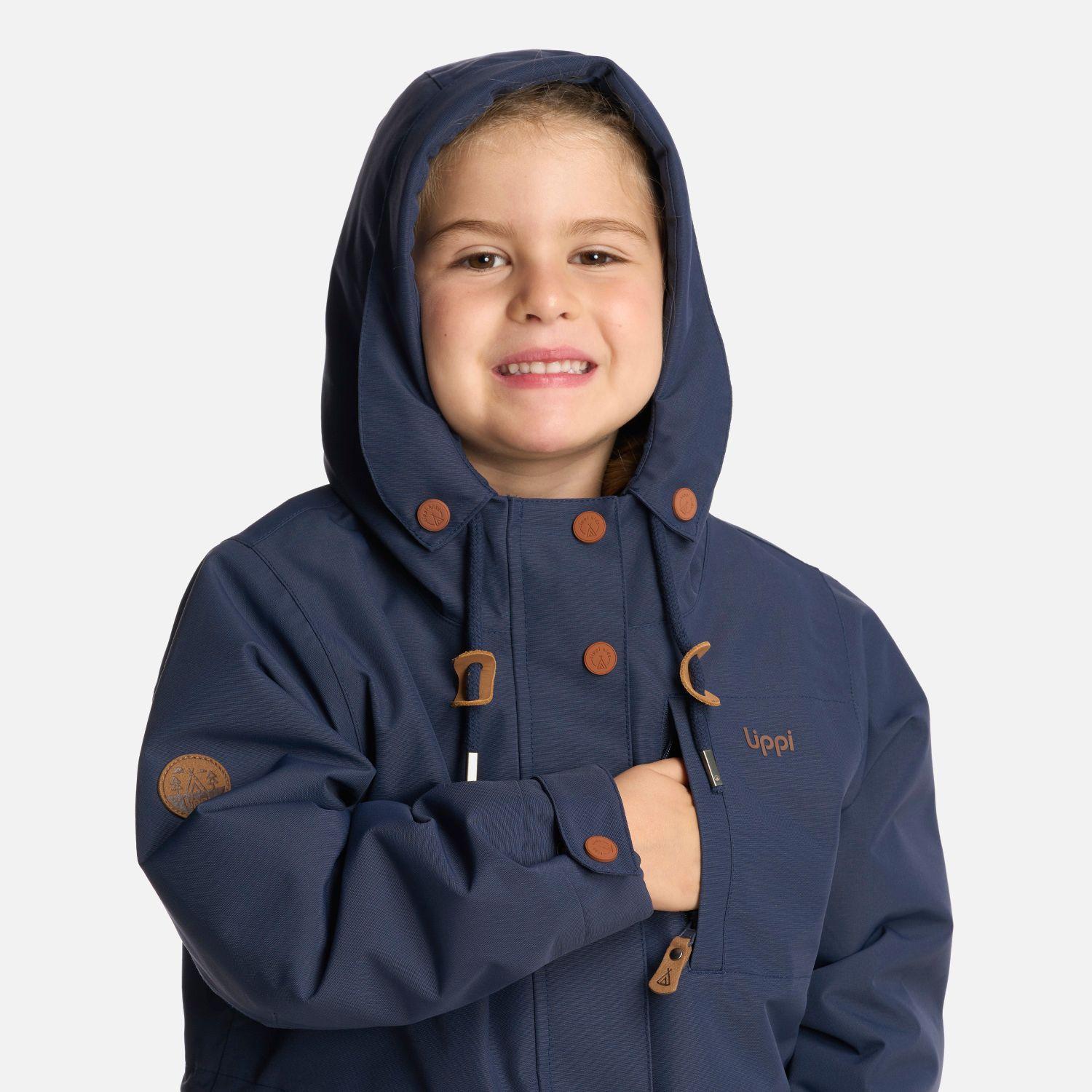 Chaqueta Niña Rainy B-Dry Hoody Jacket Azul Marino Lippi-4