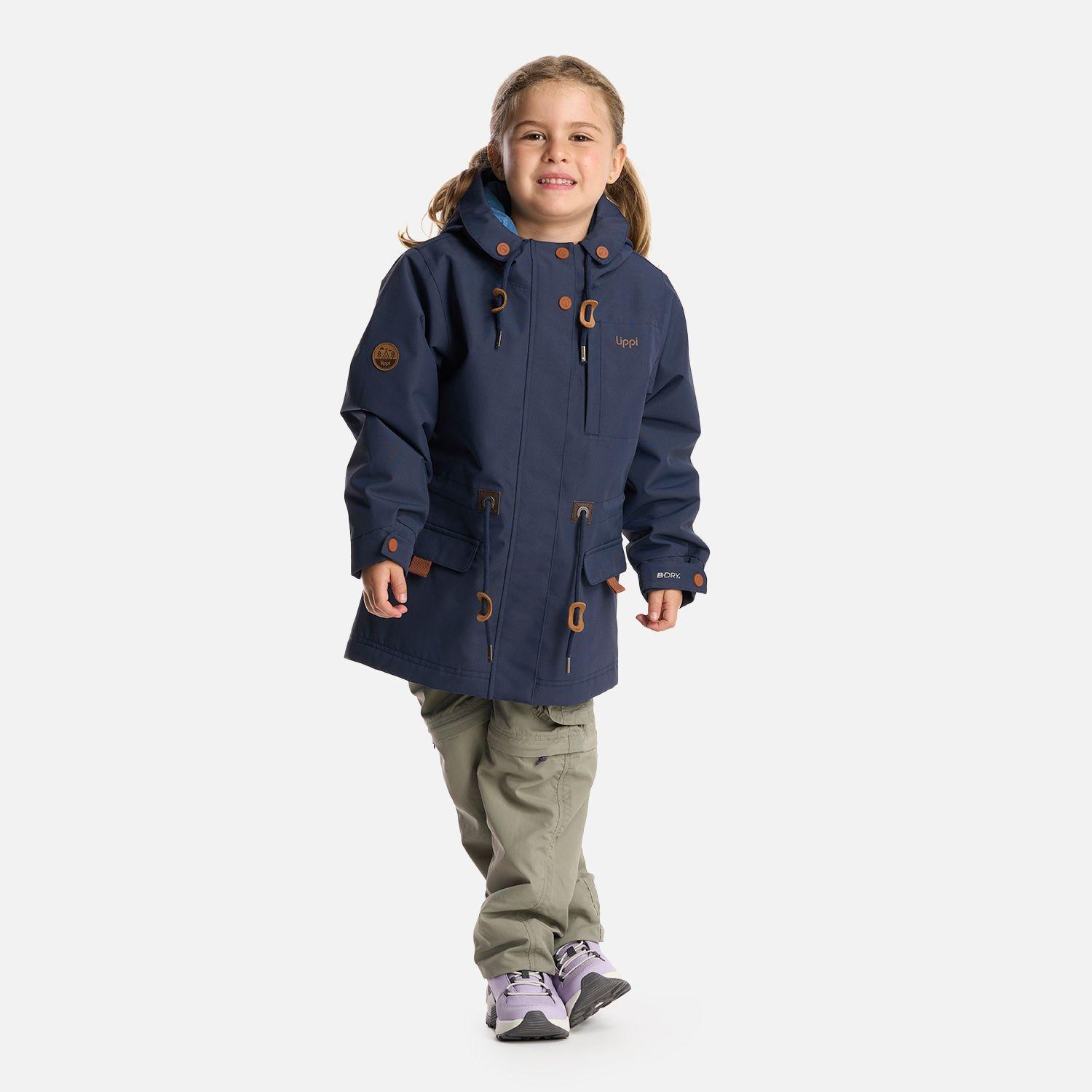 Chaqueta Niña Rainy B-Dry Hoody Jacket Azul Marino Lippi-6