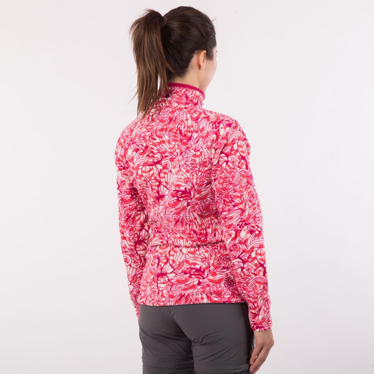 Poleron Mujer Treile Nano-F 14 Zip Lila Lippi-2