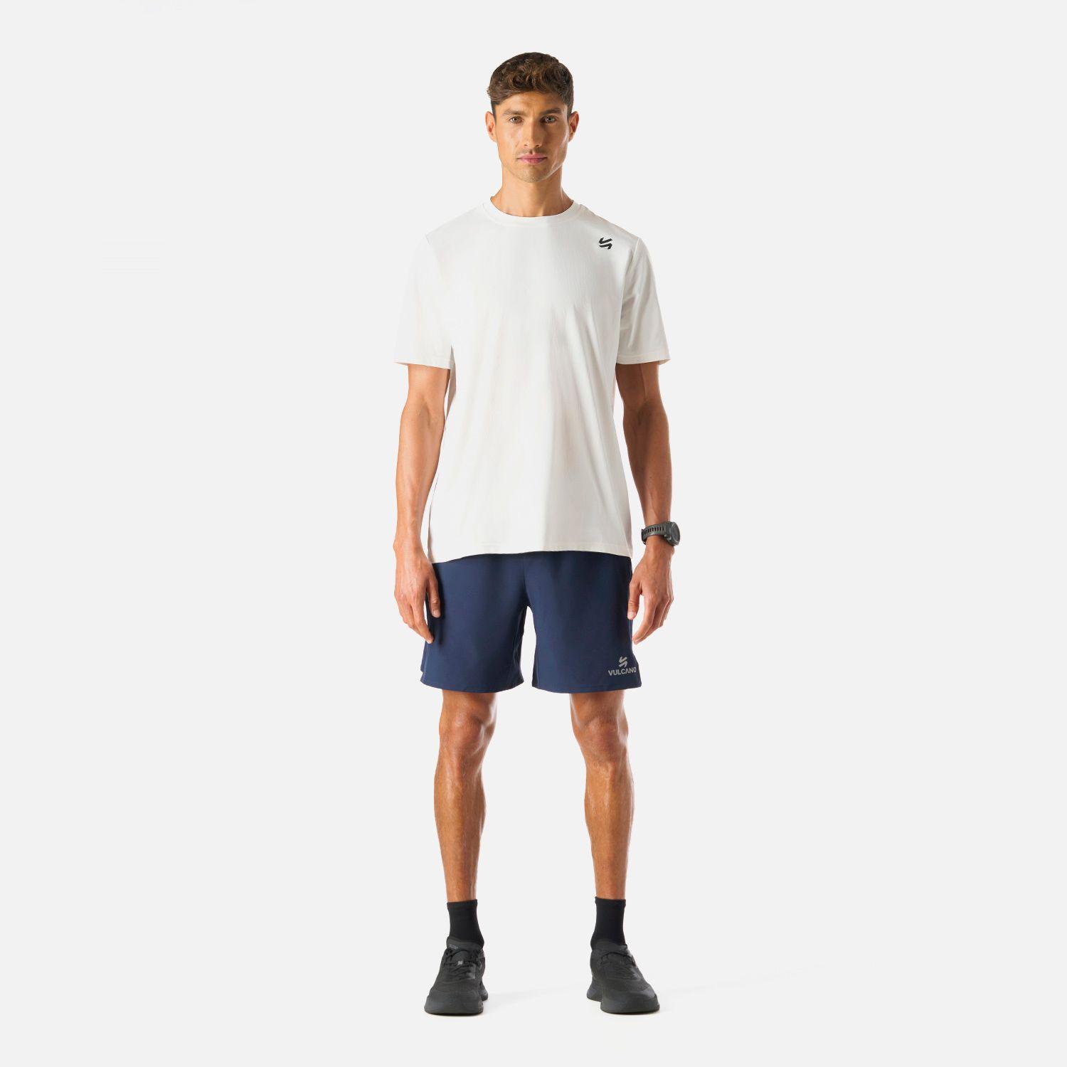 Polera Hombre Tempo T-Shirt Blanco Vulcano-6