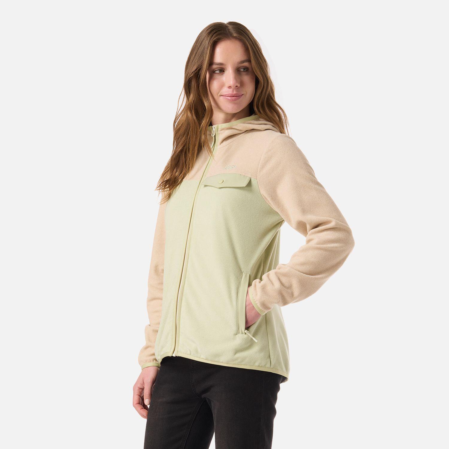 Polar Mujer Fireplace Full Zip Hoody Sweatshirt Crema Lippi V26-1