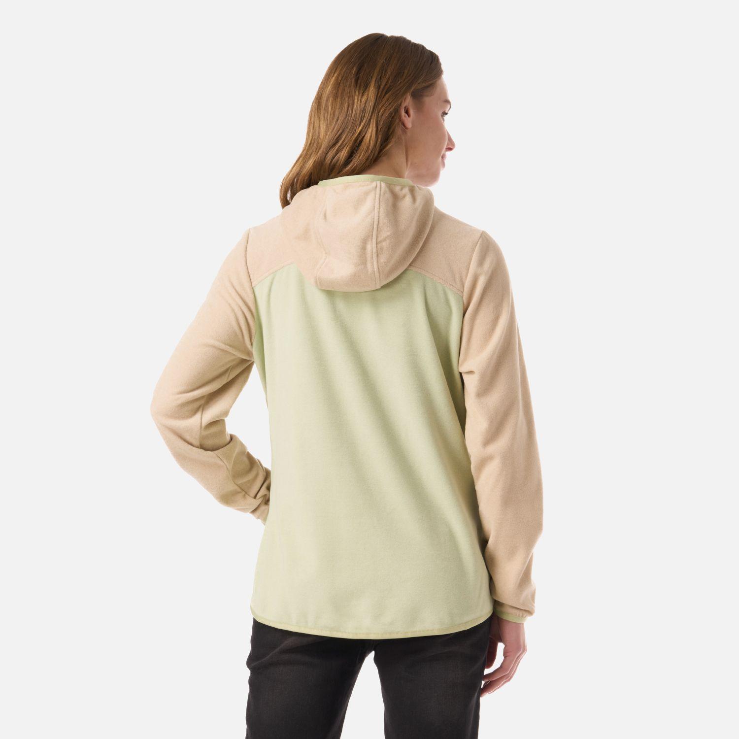 Polar Mujer Fireplace Full Zip Hoody Sweatshirt Crema Lippi V26-2