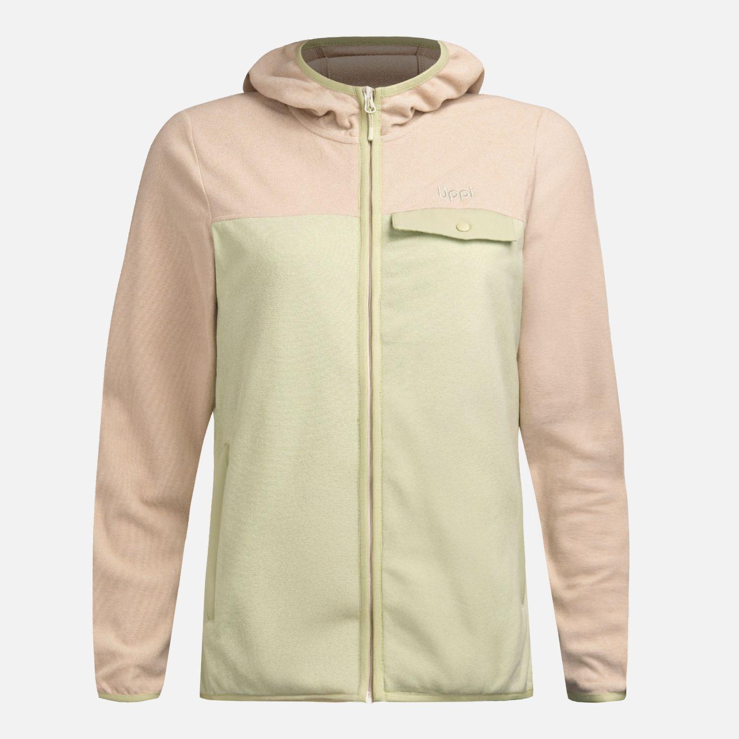Polar Mujer Fireplace Full Zip Hoody Sweatshirt Crema Lippi V26-7